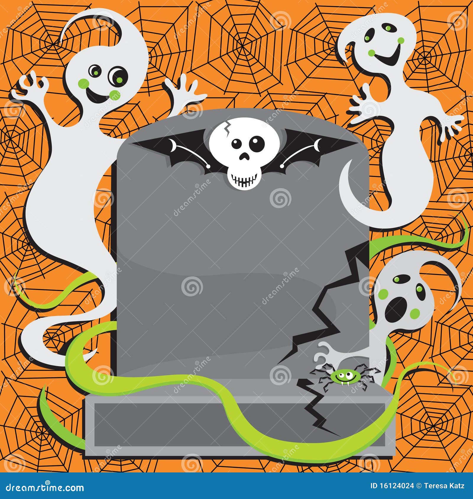 Geist Halloween Party Einladung Vektor Abbildung Illustration Von Party Halloween