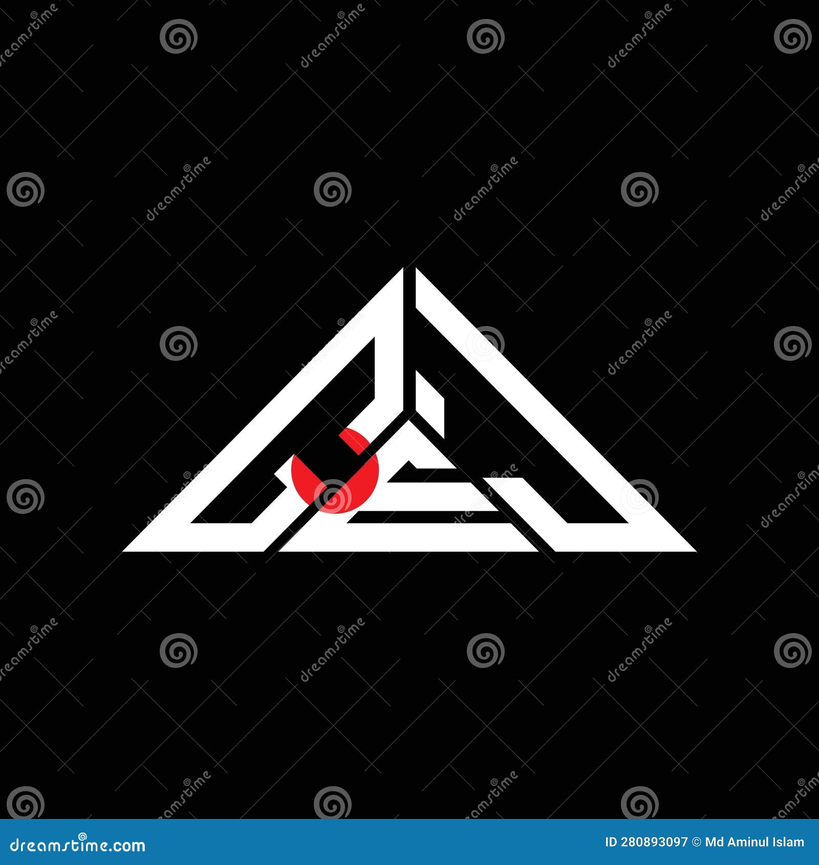 gej letter logo creative  with  graphic, gej simple and modern logo in triangle 