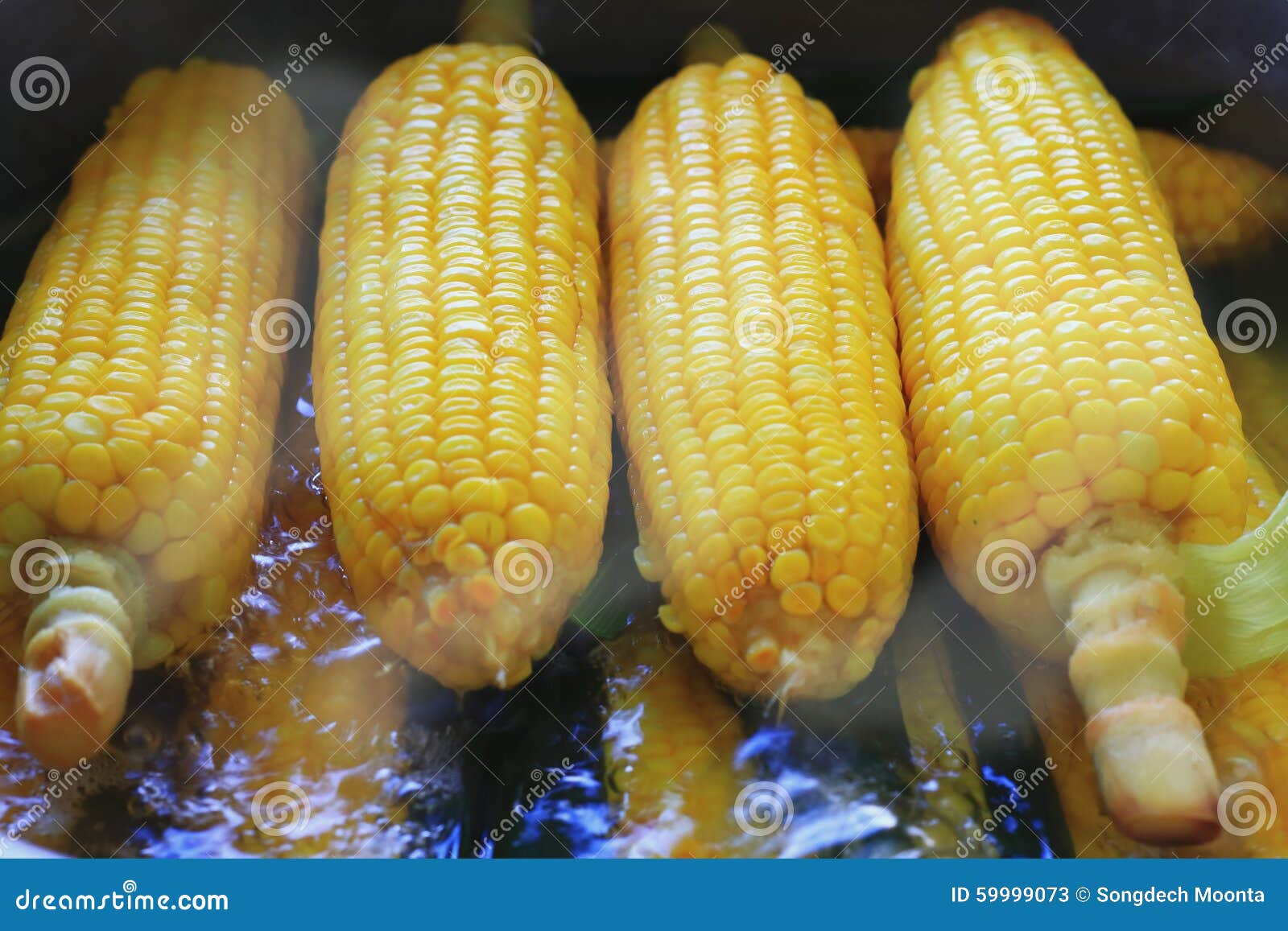 Gekochter Maiskolben stockbild. Bild von nahrung, nave - 59999073