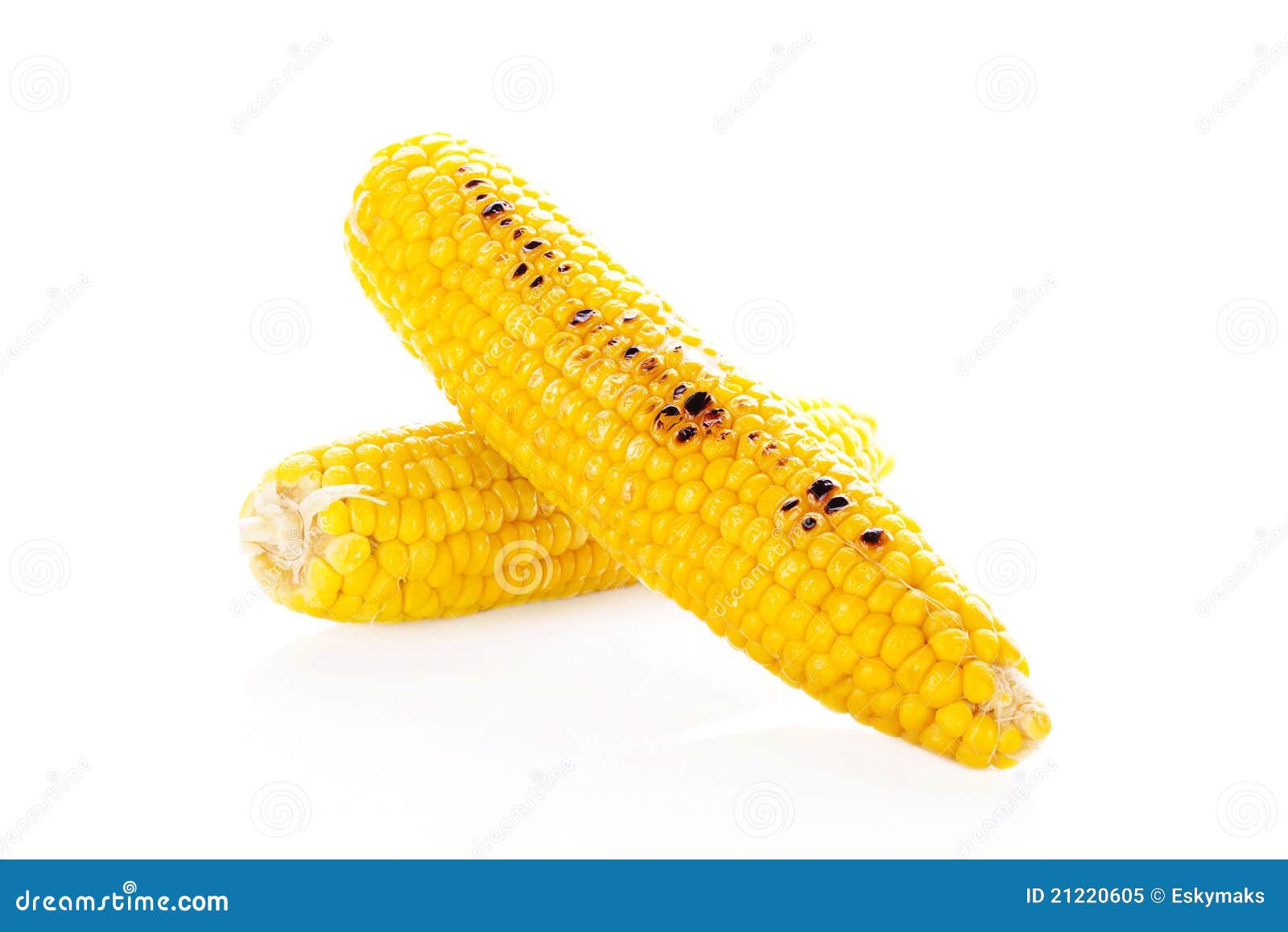 Gekochter Und Gebratener Mais. Stockbild - Bild von gekocht, zwei: 21220605