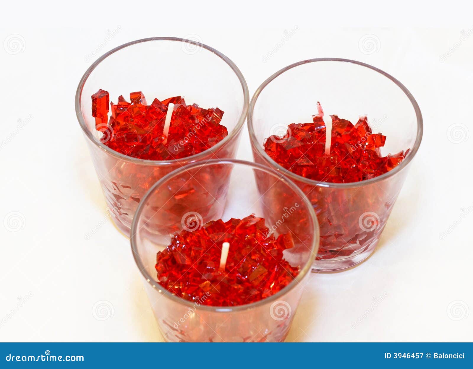 Gel candles stock image. Image of candlelight, decoration 3946457