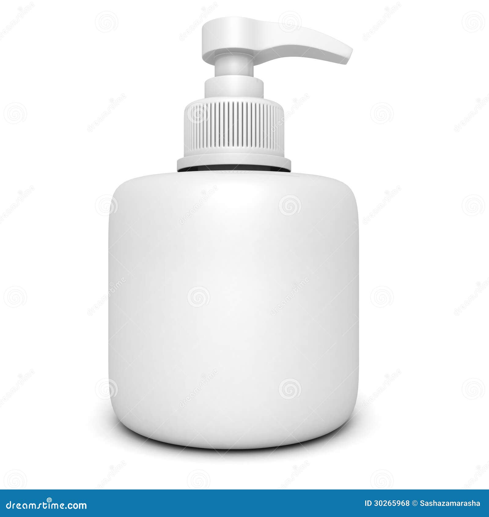 Gel Foam Or Liquid Soap Dispenser Pump Plastic Bottle Stock