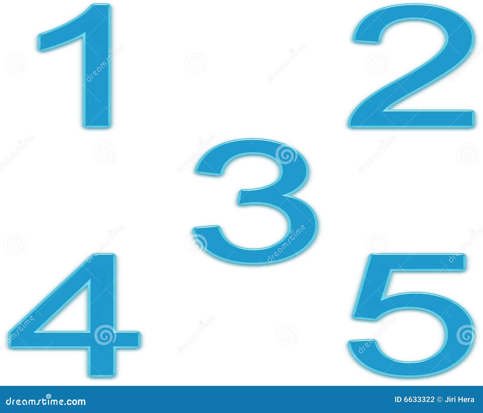 Gel numbers stock illustration. Illustration of aqua, design 6633322