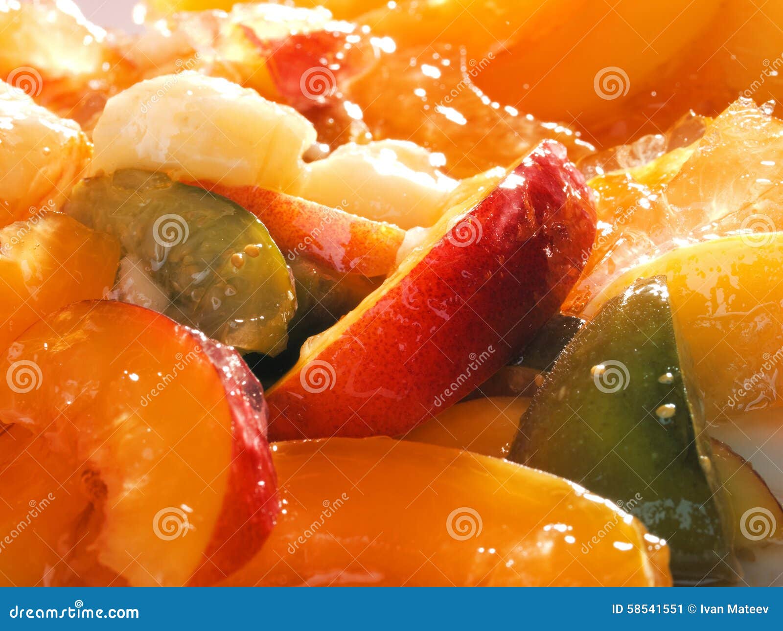Gelatin dessert stock image. Image of dish, garnish, isolated 58541551