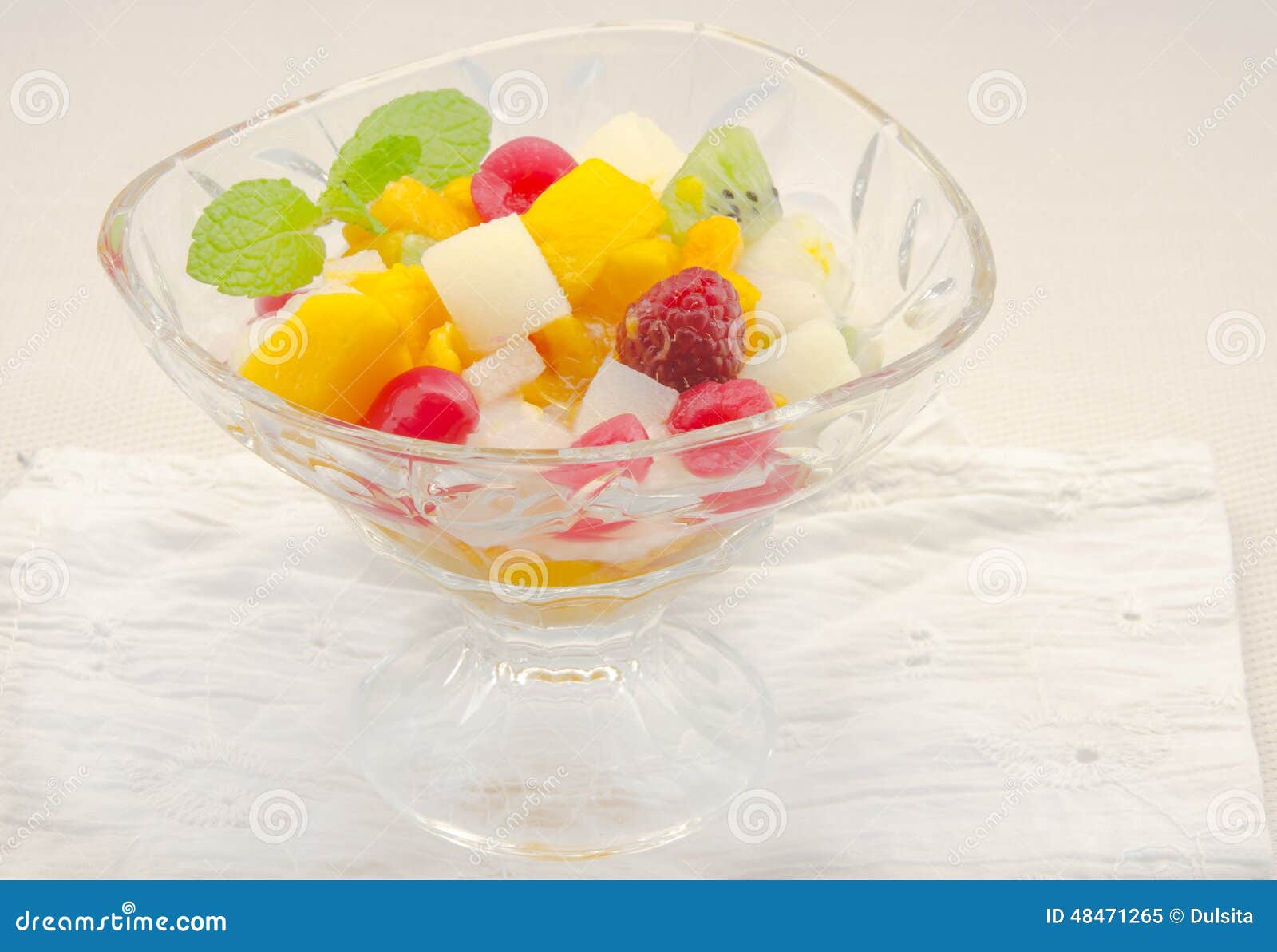 Gelatin fruit salad stock image. Image of apricot, cranberry 48471265