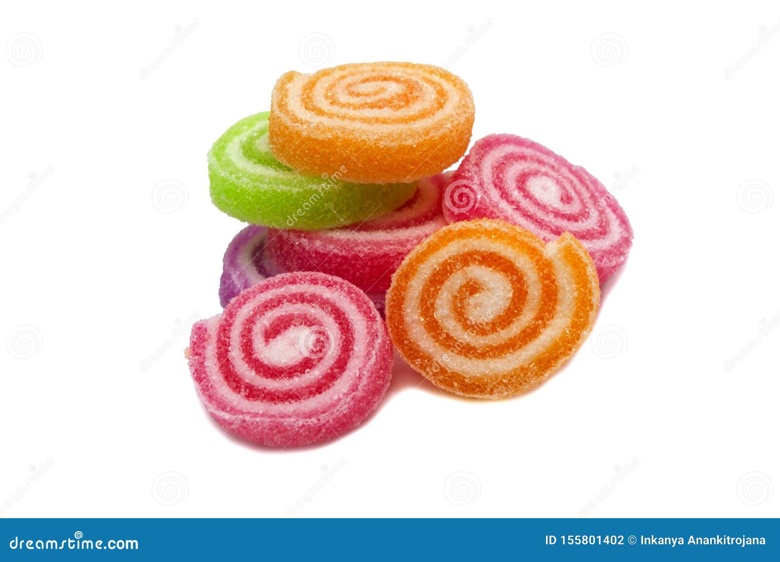Gelatin jellies candy. stock photo. Image of green, gift 155801402