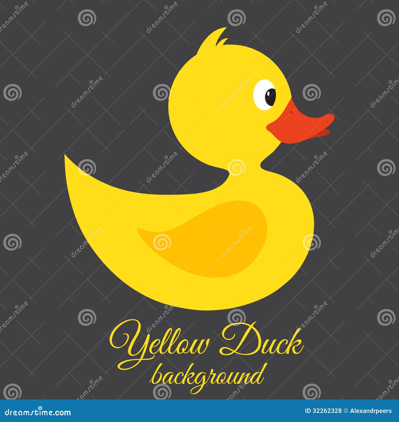 gelbe Ente, Stock Bild
