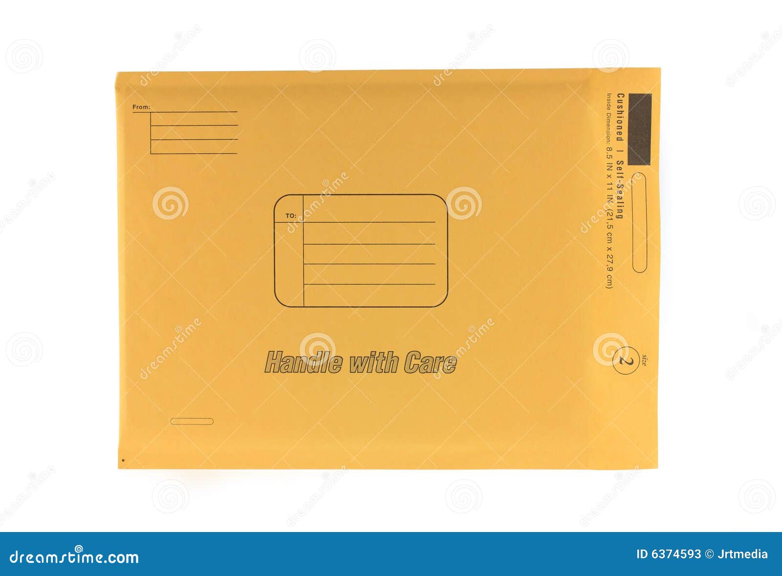 Gelber Umschlag Stockbild Bild Von Gelb Briefpapier