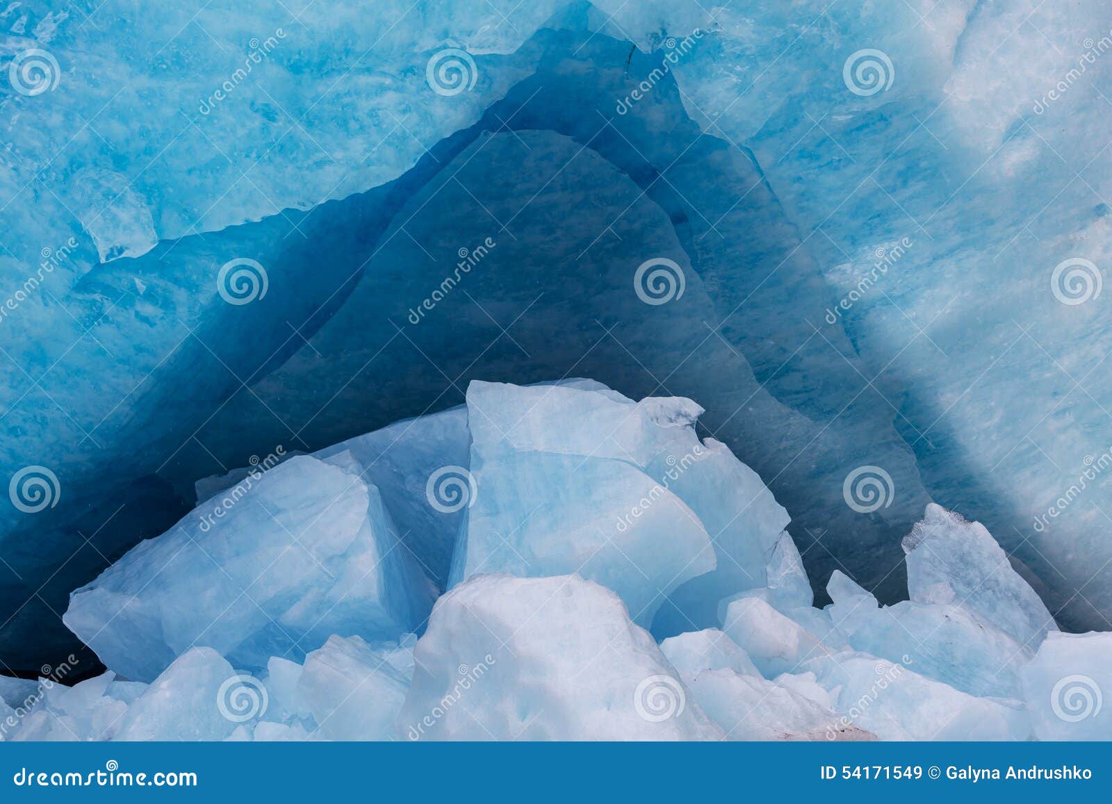 Geleira imagem de stock. Imagem de ambiente, derretimento 54171549