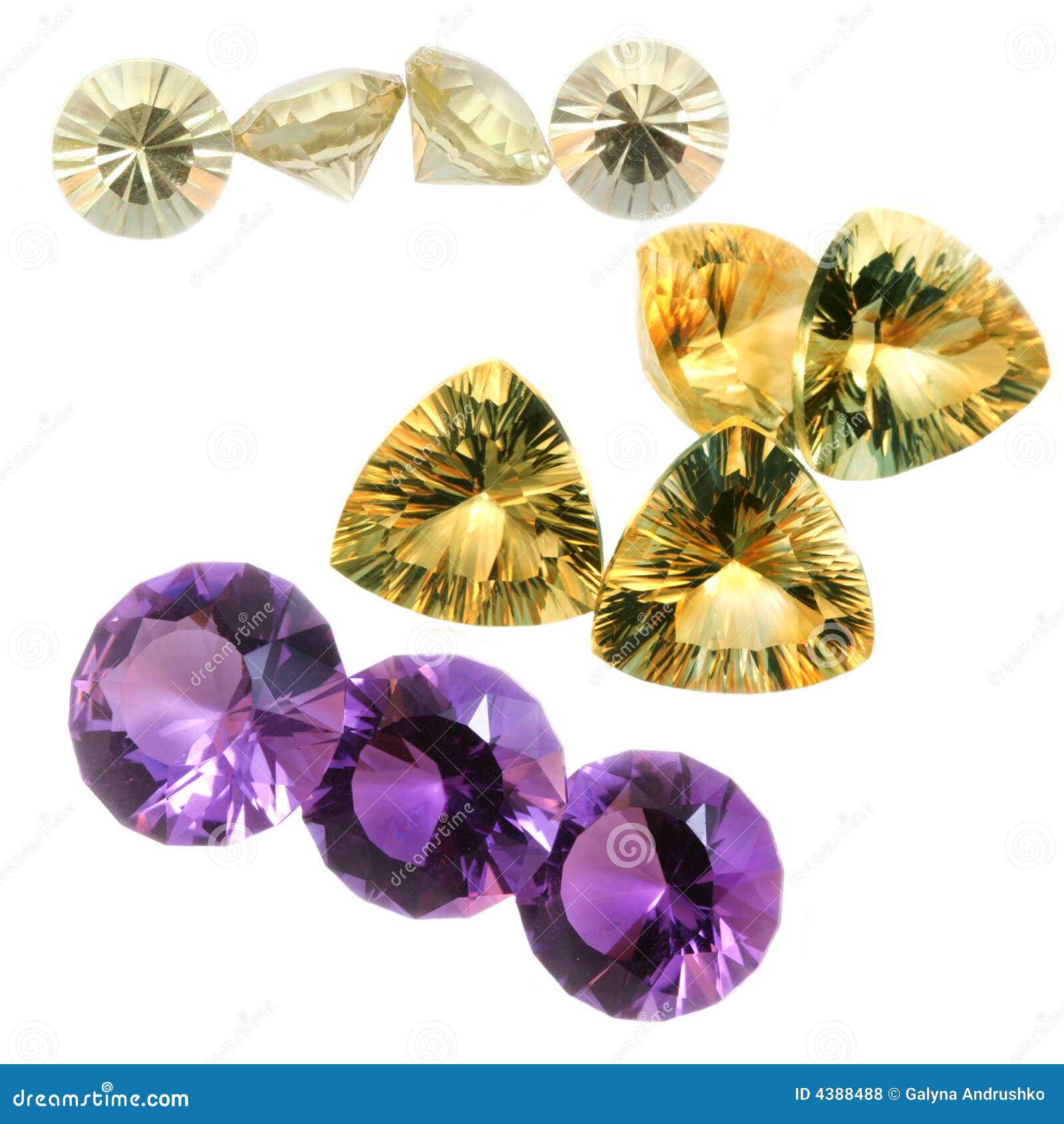 Gems stock photo. Image of amethyst, collection, brilliant - 4388488