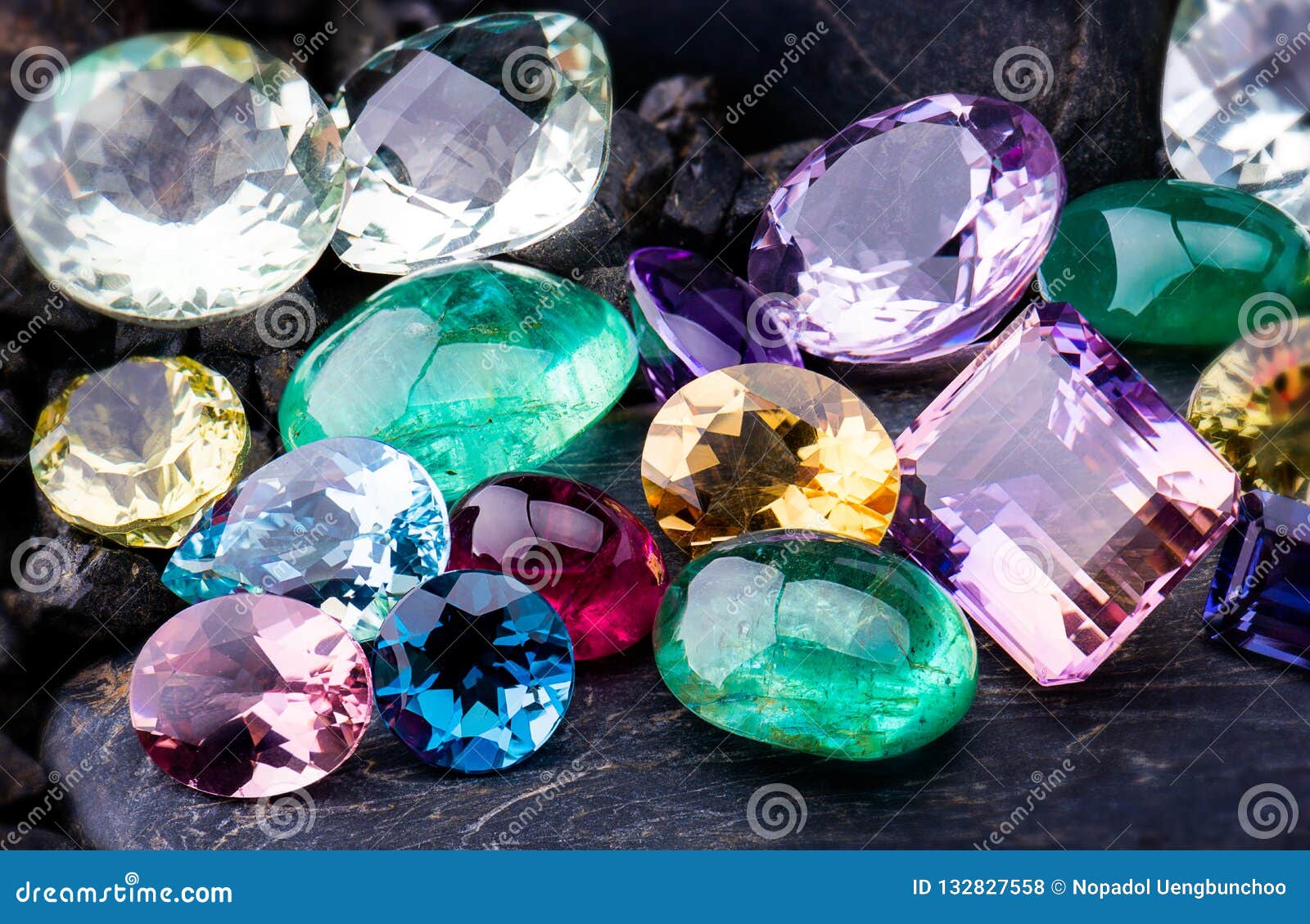gemstones collection jewelry set