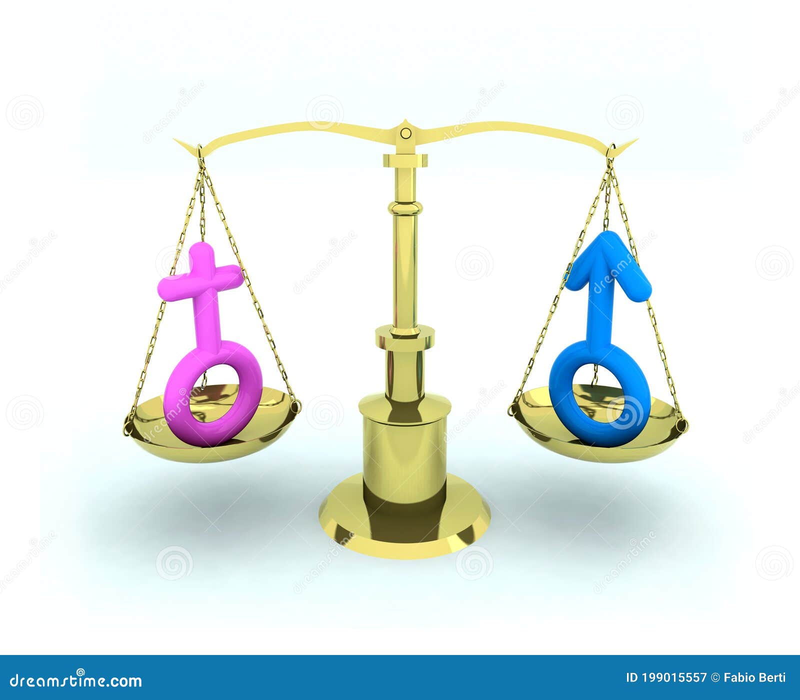 Gender Equality Concept stock illustration. Illustration of couple ...