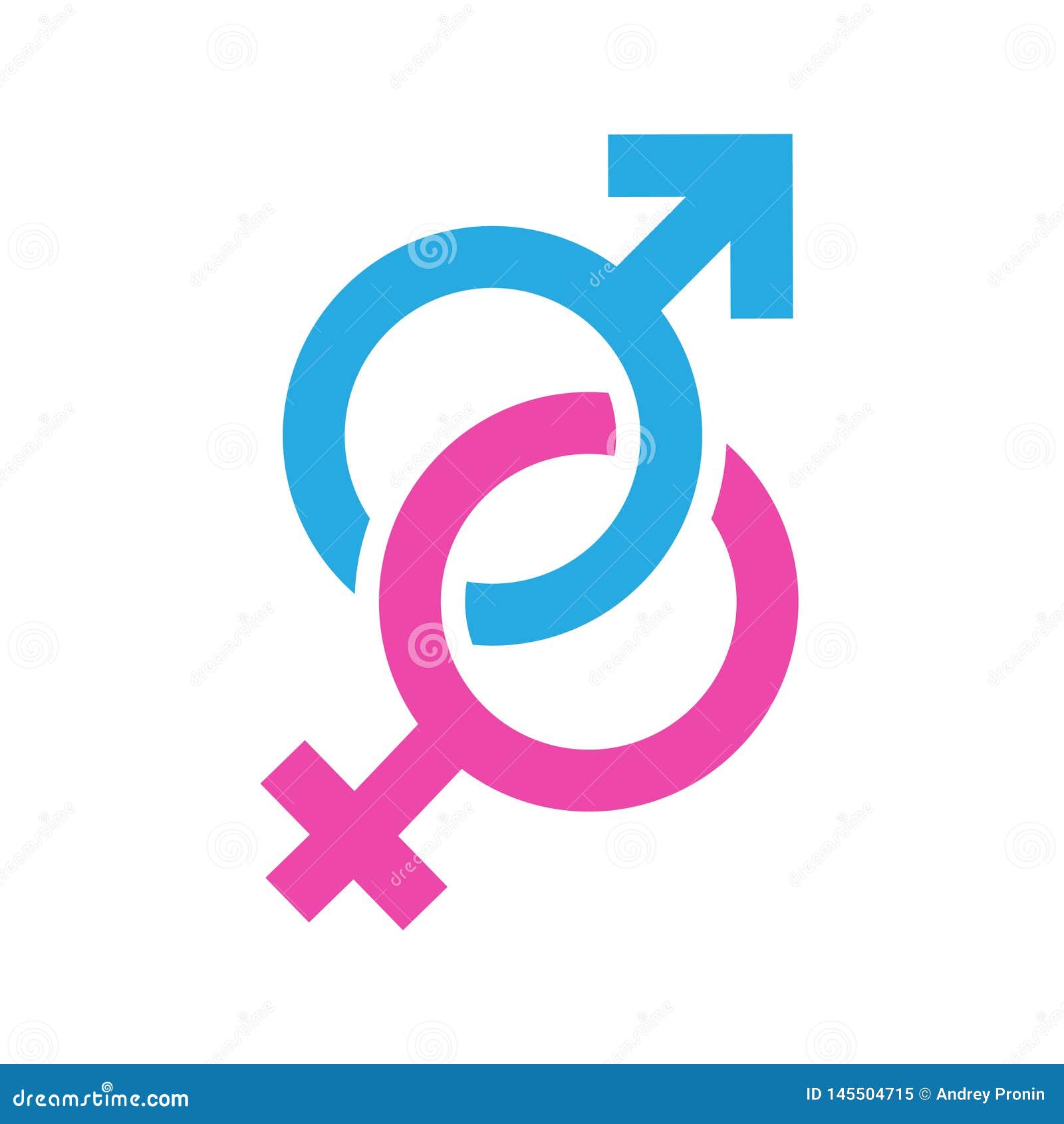 Gender Icon on Background for Graphic and Web Design. Simple Vector ...