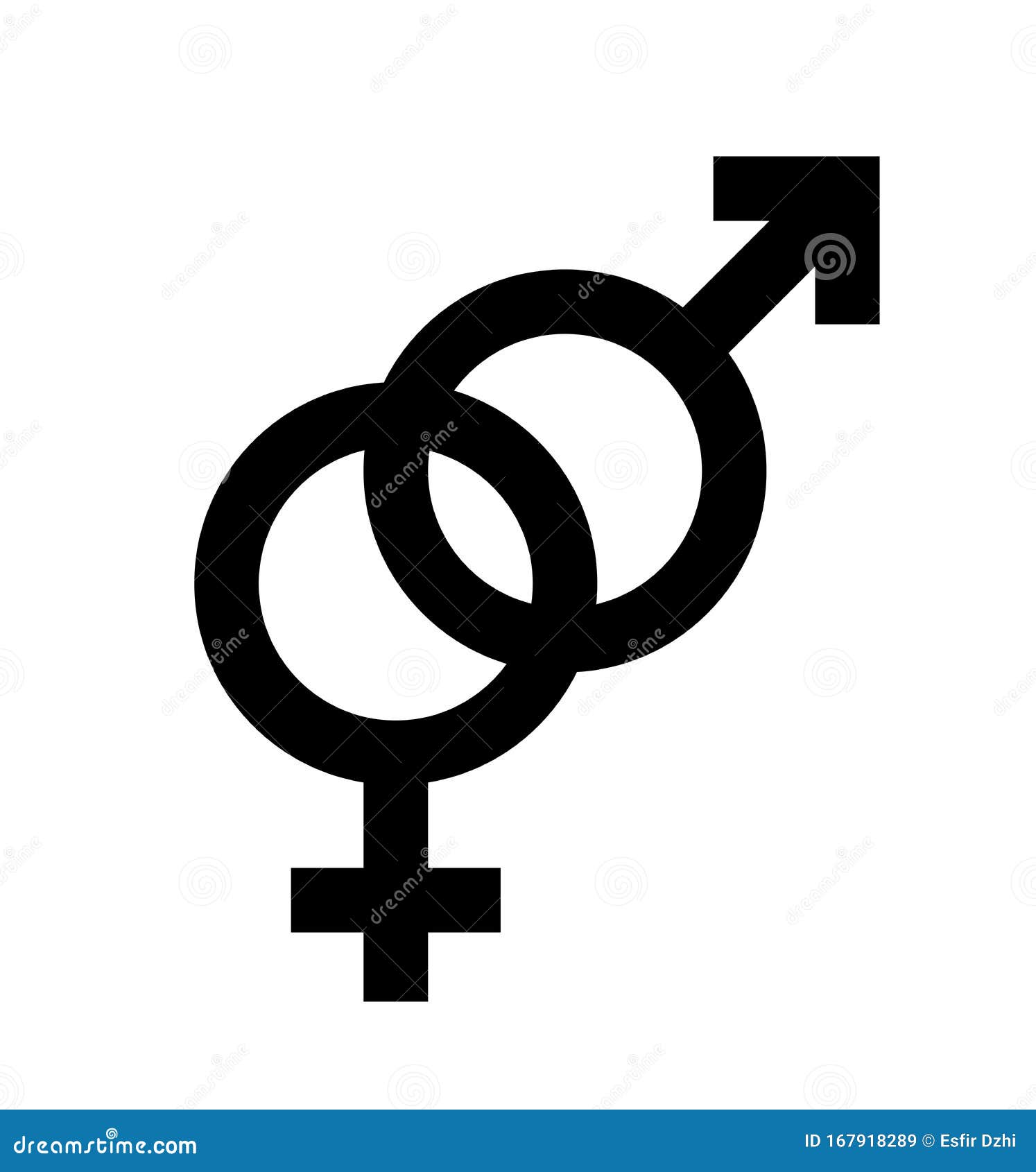 Gender Sex Icon Symbol For Graphic And Web Design Isolated Stock Vector 