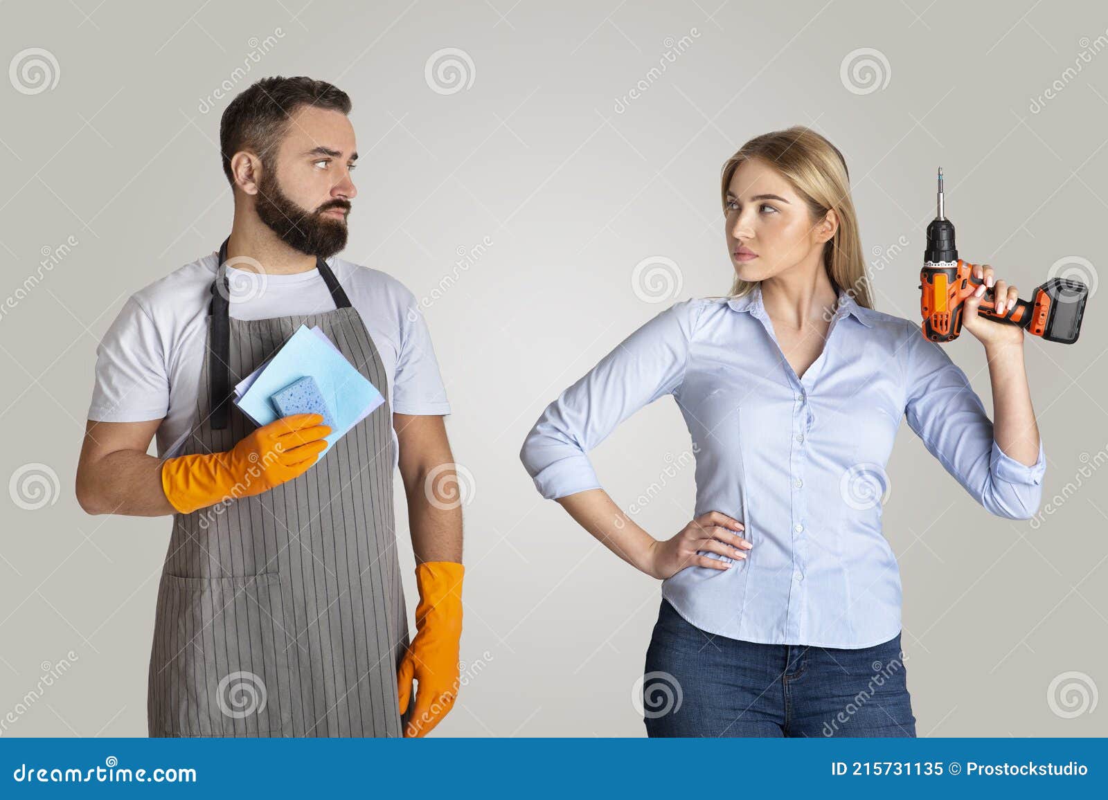 Gender Stereotypes, Gender and Role in Society Stock Image