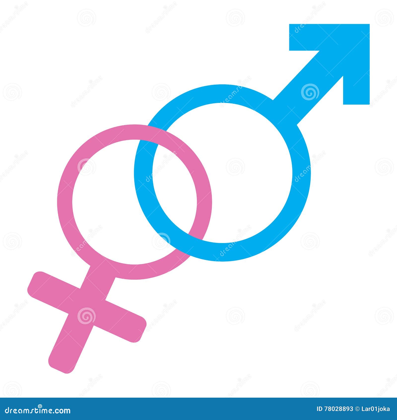 Gender symbol stock illustration. Illustration of design - 78028893