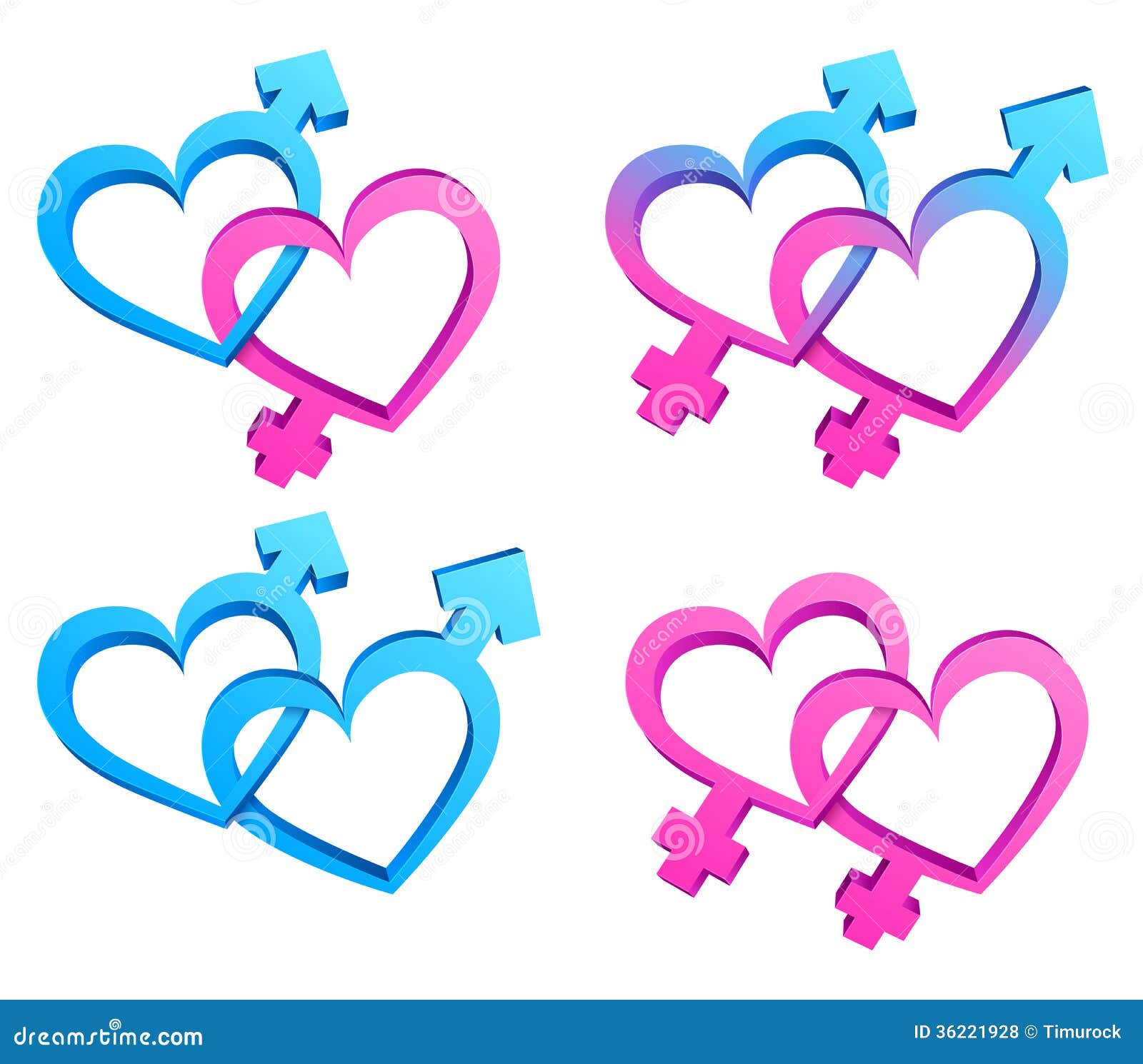 Gender Symbols Stock Vector Image Of Female