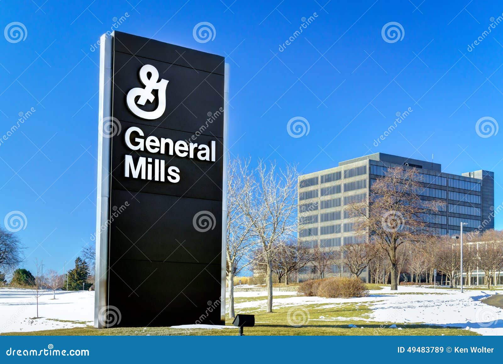 General Mills Corporate Headquarters E Sinal Imagem de Stock Editorial