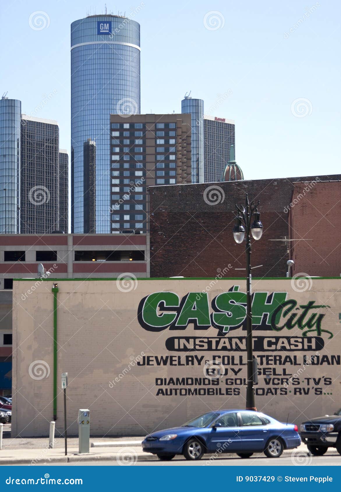 General Motors pawn shop editorial stock image. Image of motown 9037429