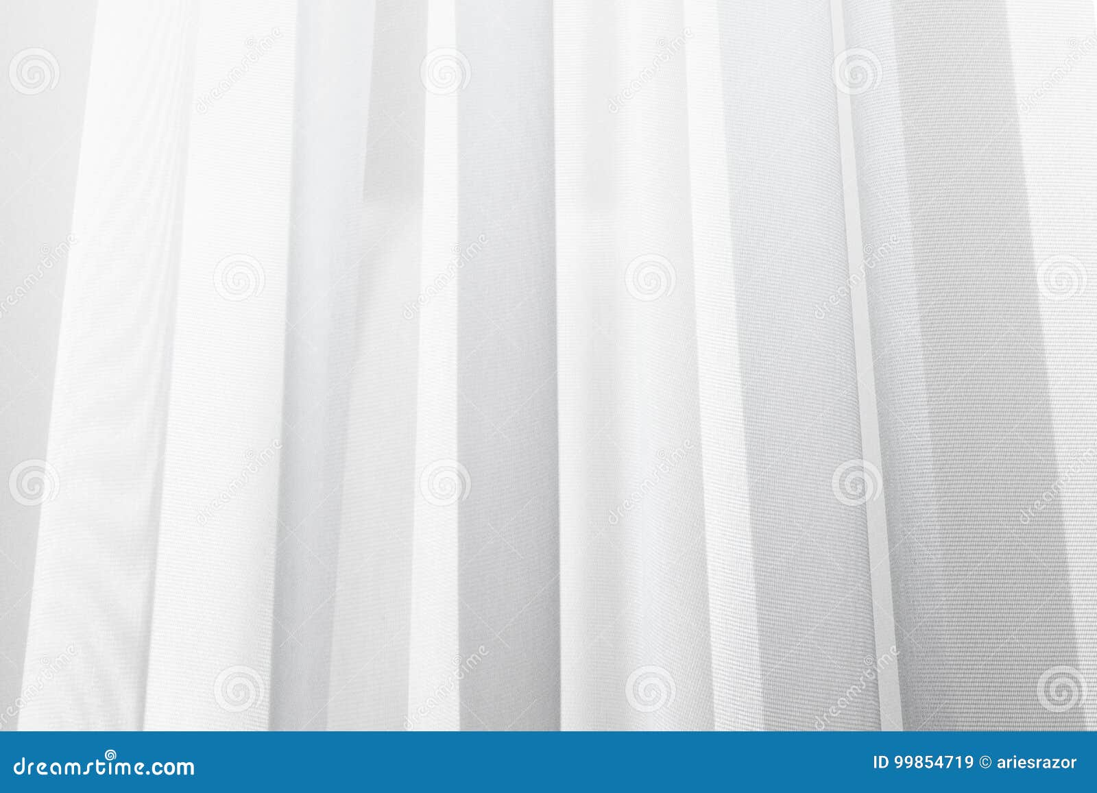 A Wave of Illuminated Soft and Gentle White Curtain Made of Lightweight ...