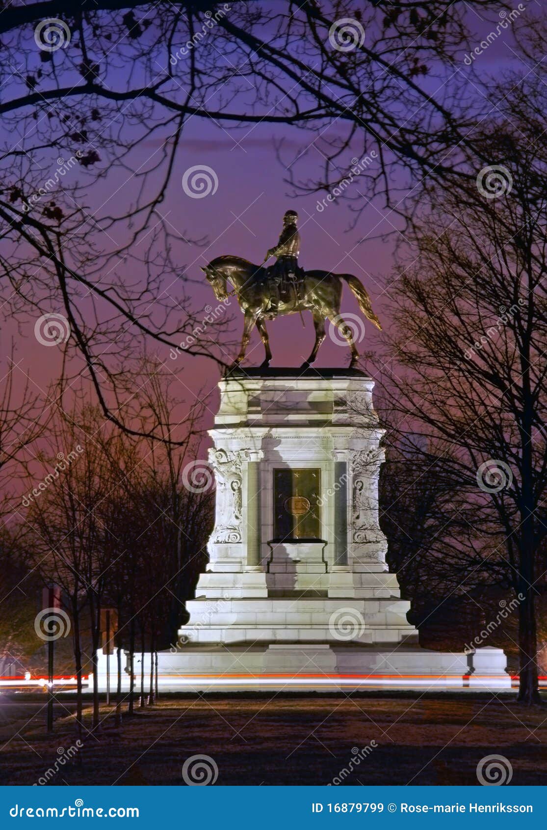 General Robert E. Lee Monument, Richmond, VA Stock Image Image of
