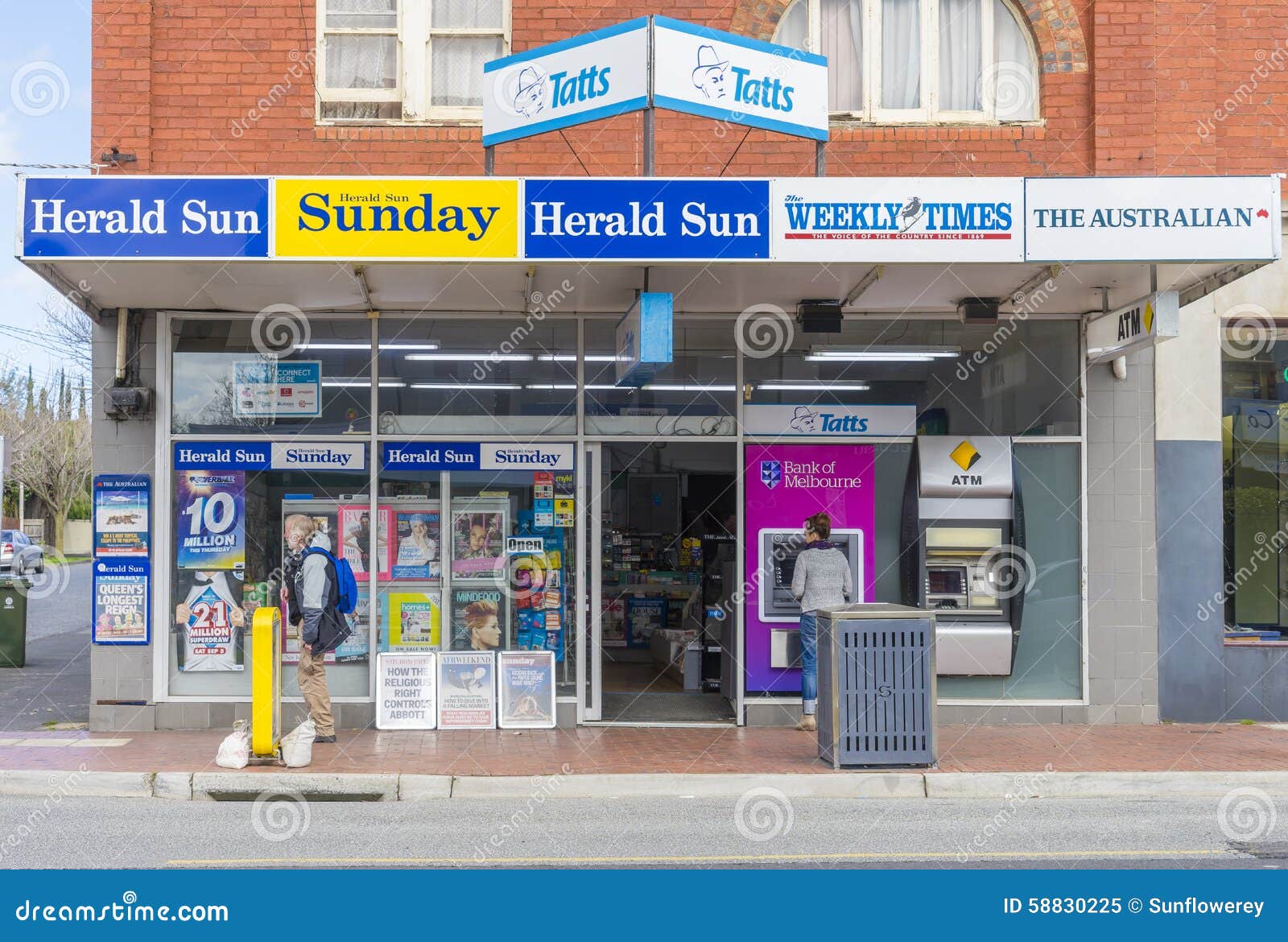 General store in Melbourne editorial image. Image of architecture
