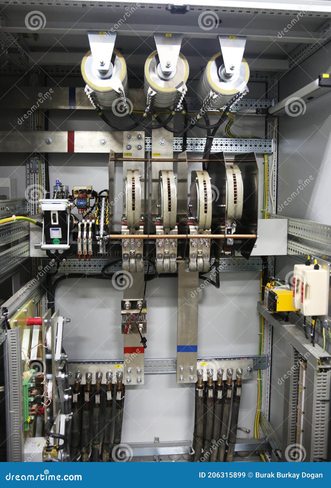 General View from Excitation System in Power Generation Plants Stock Image Image of
