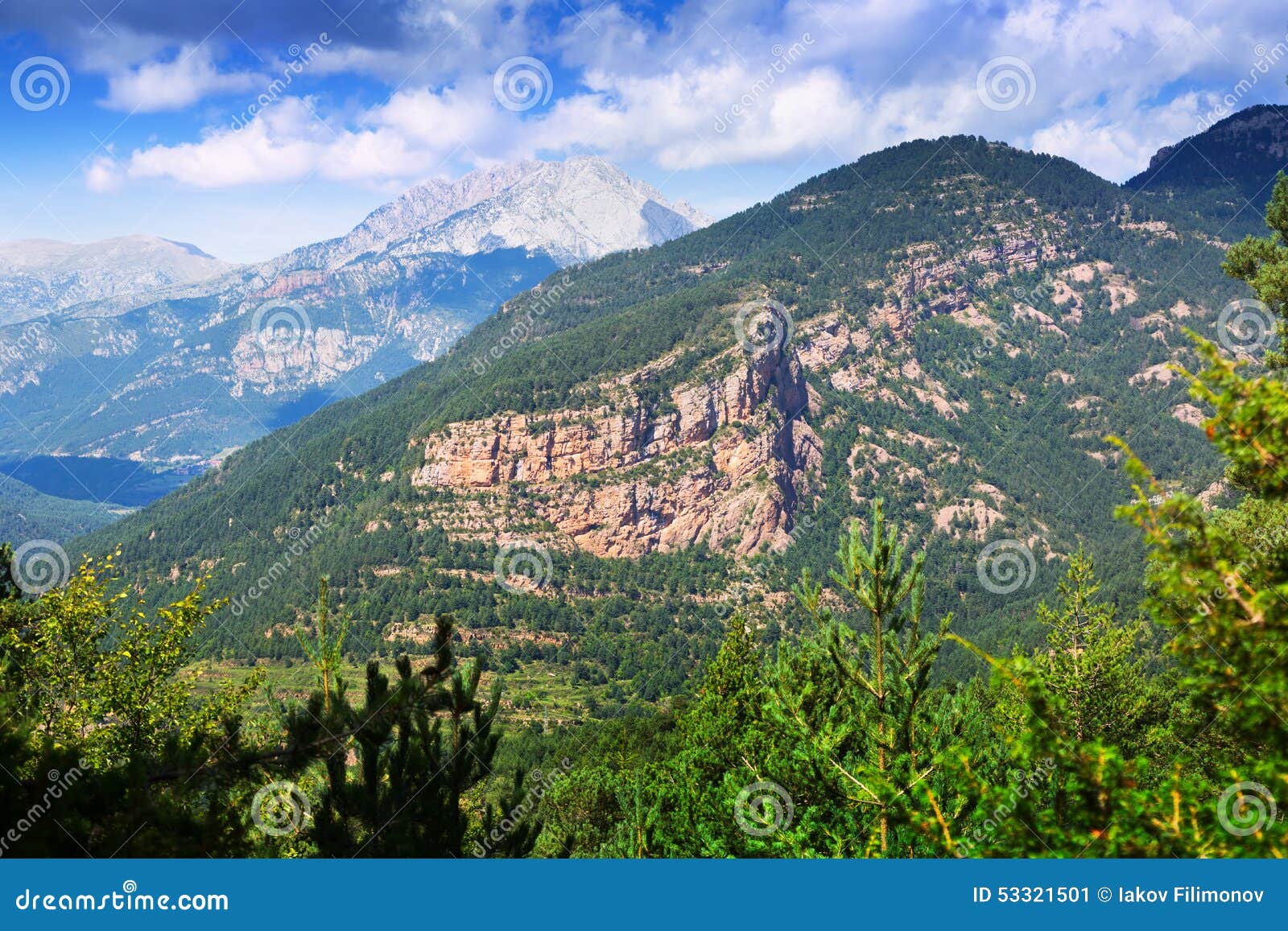 general view of mountains landscape
