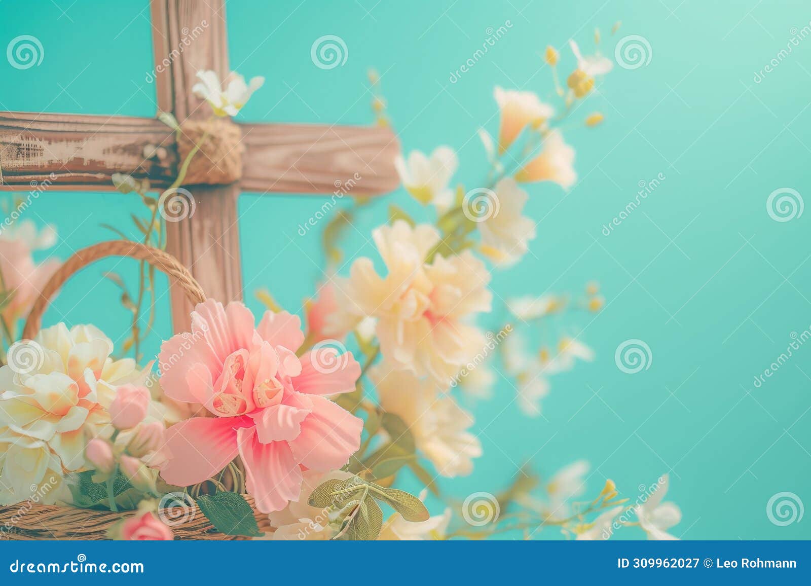 happy easter animation eggs floral fantasia basket. white daffodils bunny abstract. sorrows background wallpaper