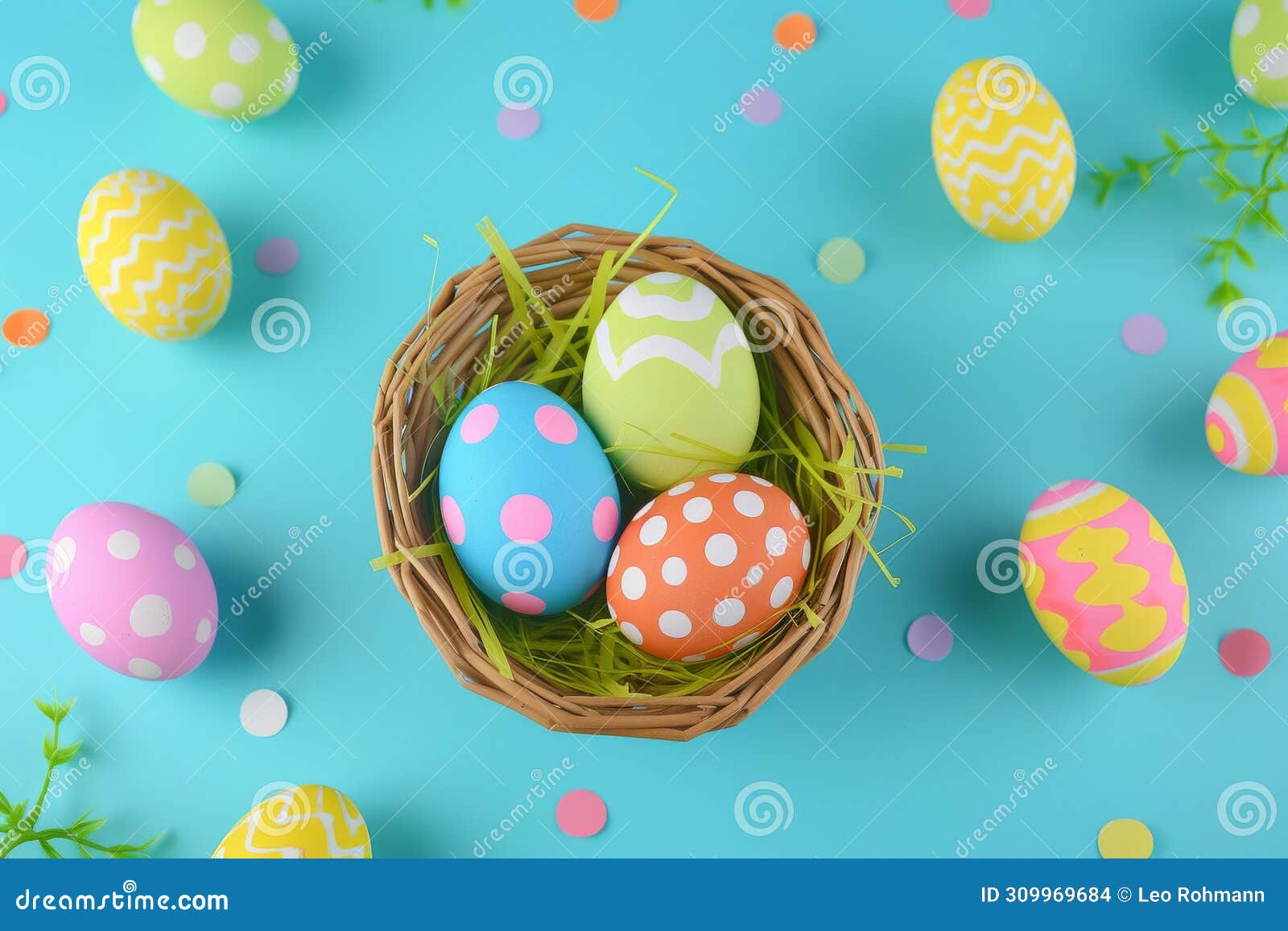 happy easter foxgloves eggs animated basket. white bunny mittens bunny festive feasts. glyph background wallpaper