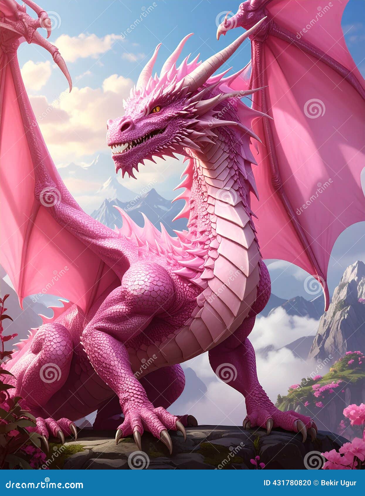 Pink Dragon Stock Illustrations – 31,632 Pink Dragon Stock