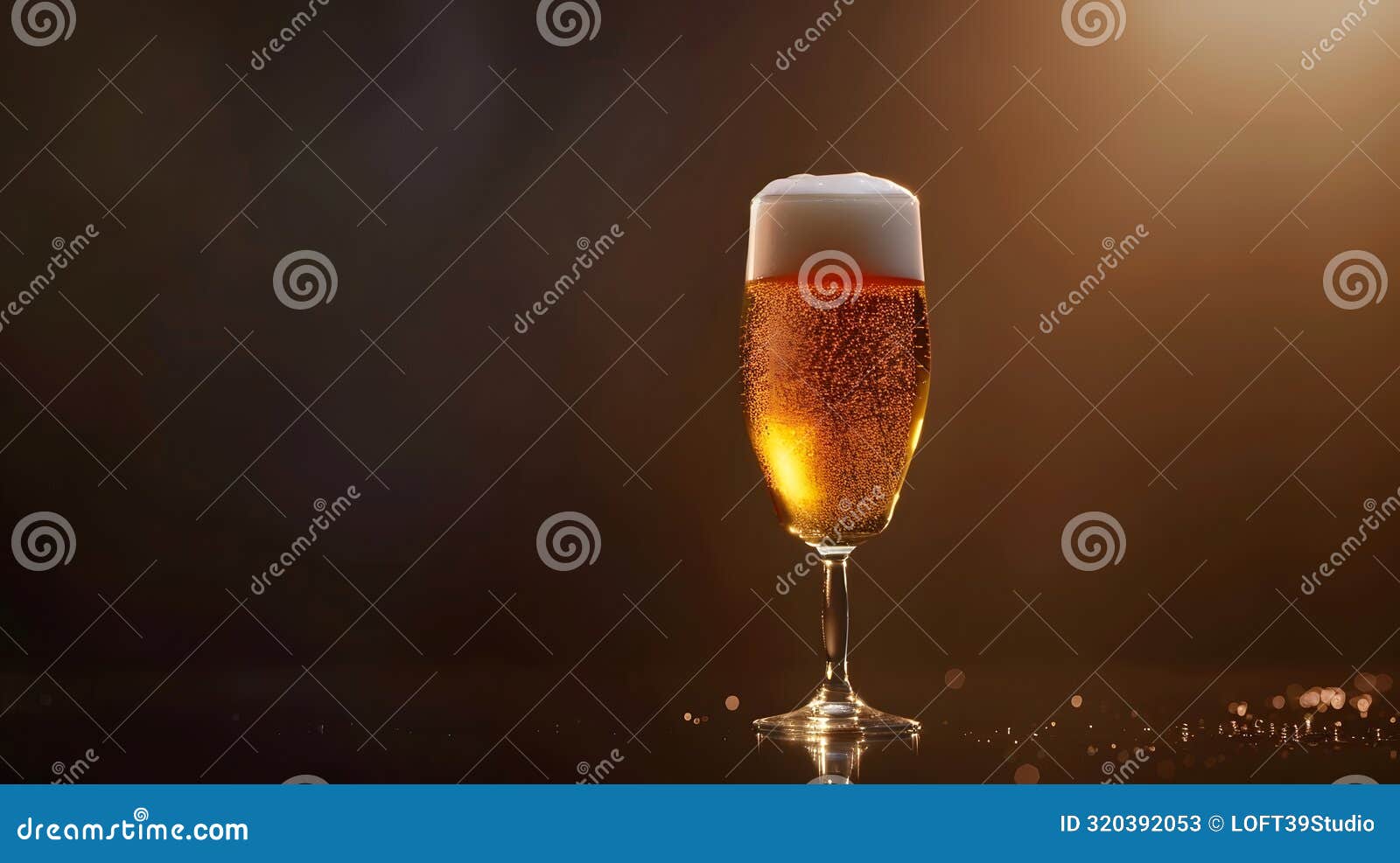 generative ai ale lager beer and tasting modern business different degrees of filling glass with drink with foam i