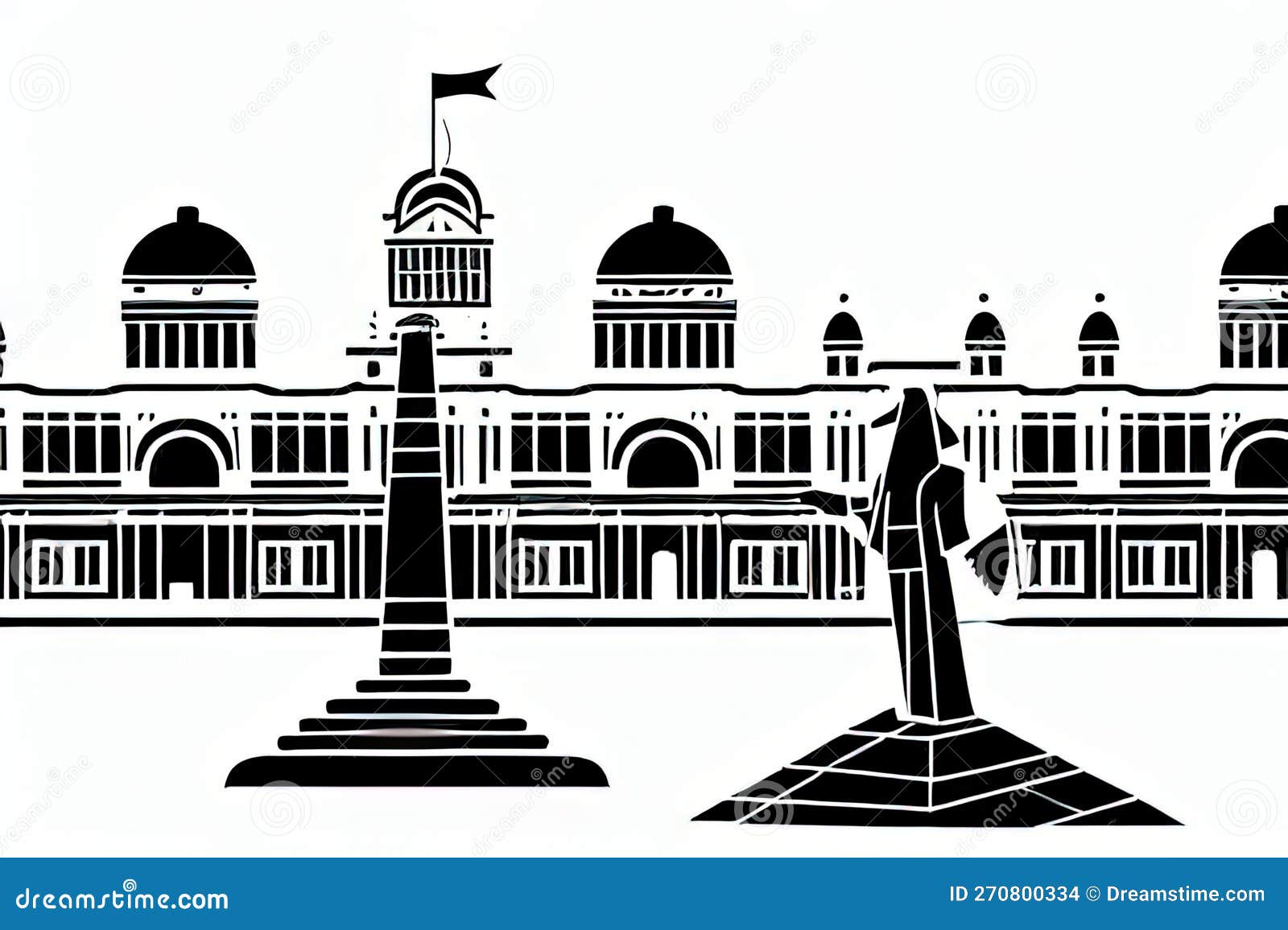 ciudad nezahualcoyotl, mÃ©xico, mexico. black & white city logo. generative ai.