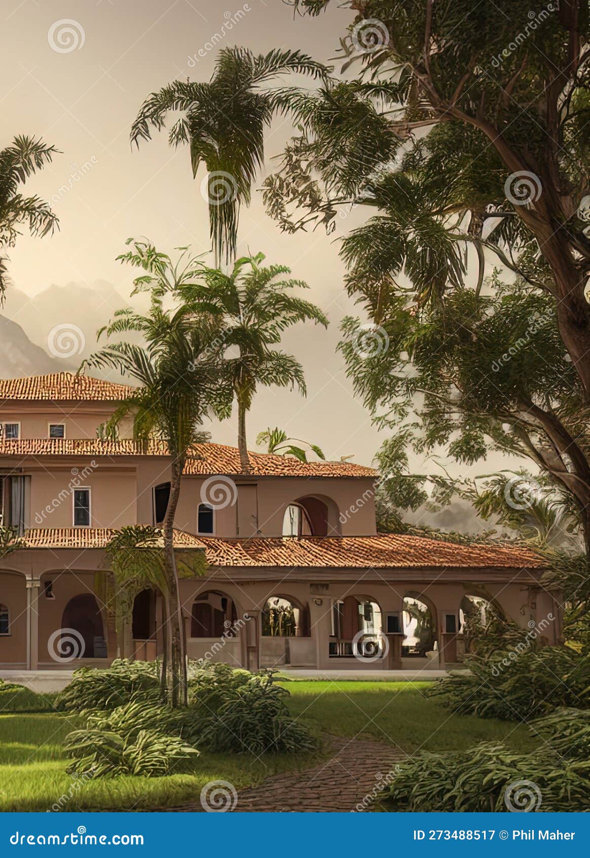 fictional mansion in los teques, miranda, venezuela.