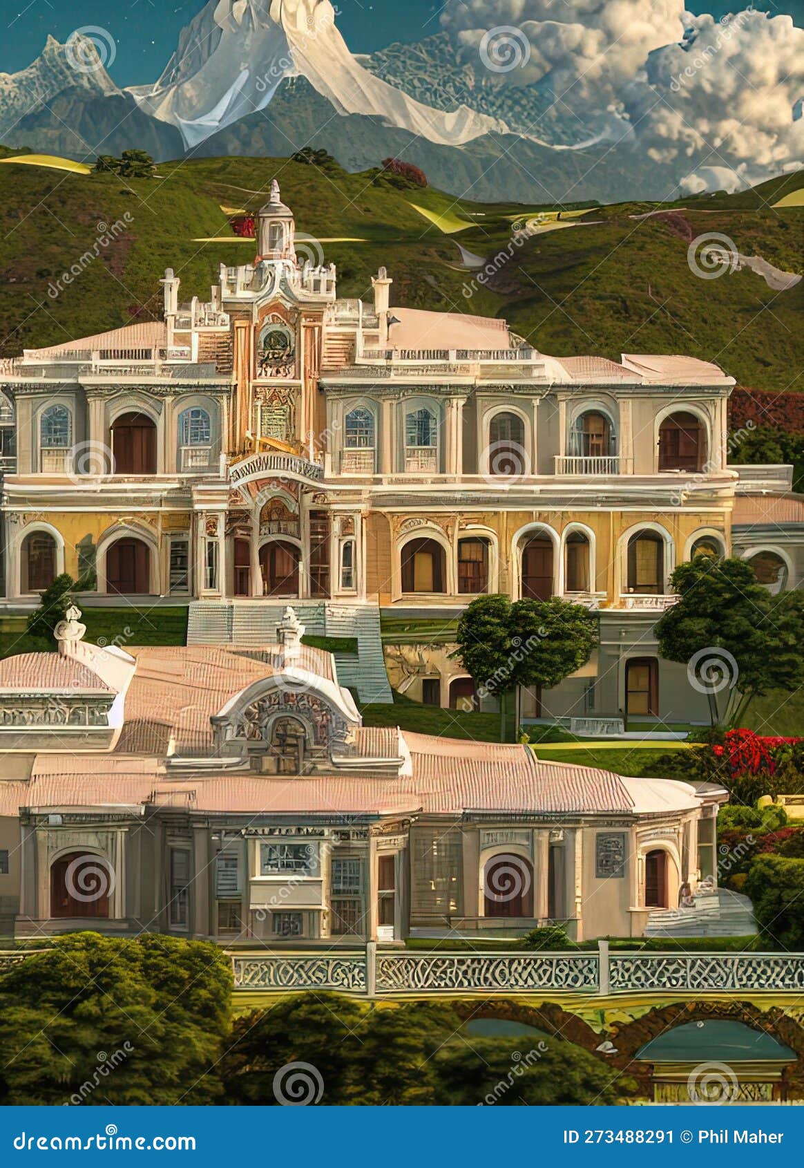 fictional mansion in toluca, mÃ©xico, mexico.