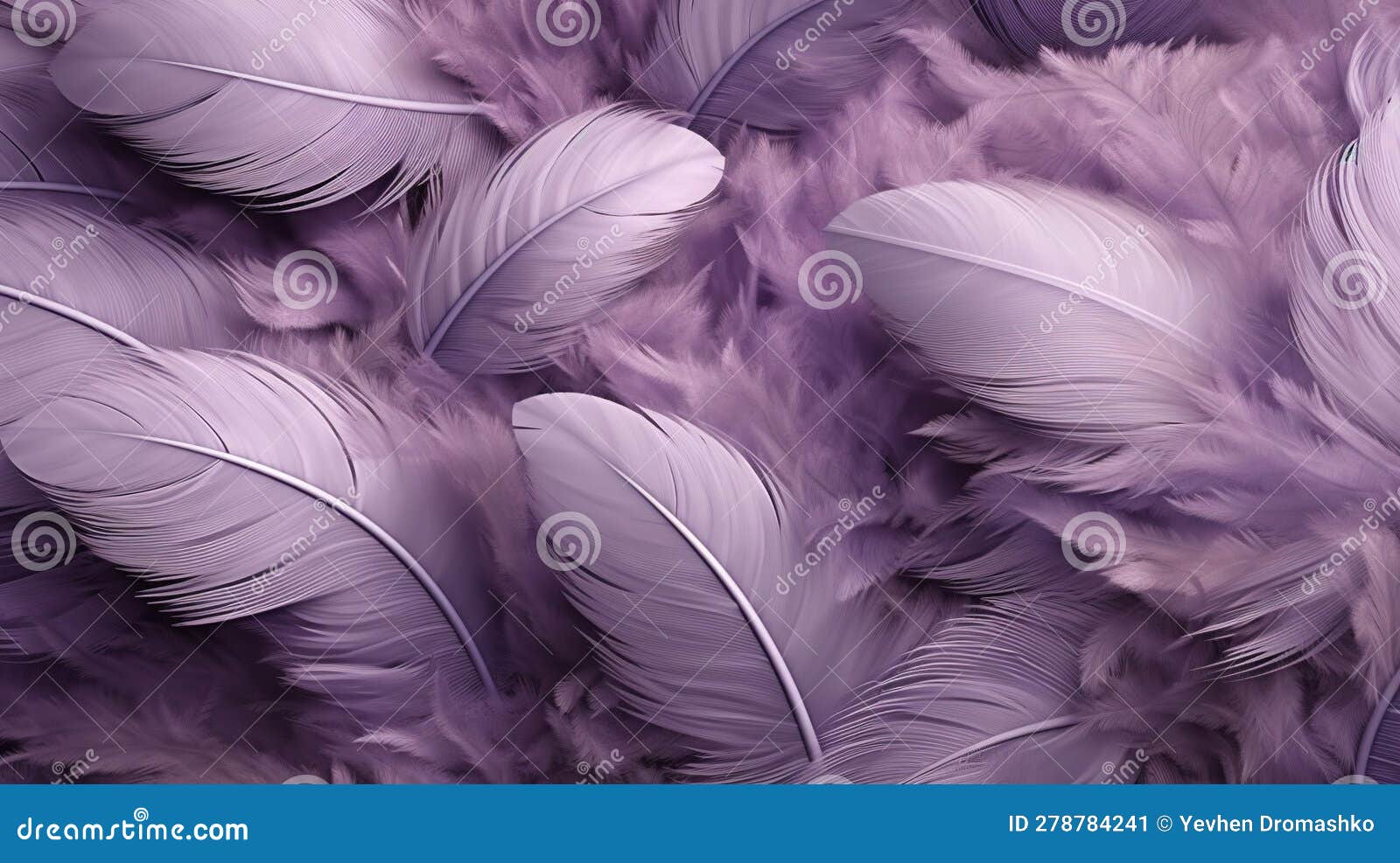 Generative AI, Beautiful light pink closeup feathers