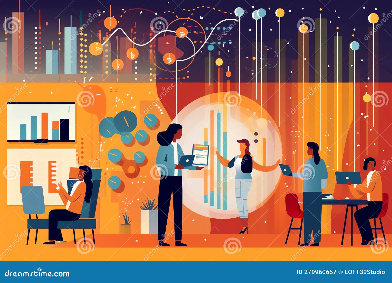 Generative Ai Big Data Analysis Strategy Stock Illustration Generative Ai Big Data Analysis Strategy Stock Illustration