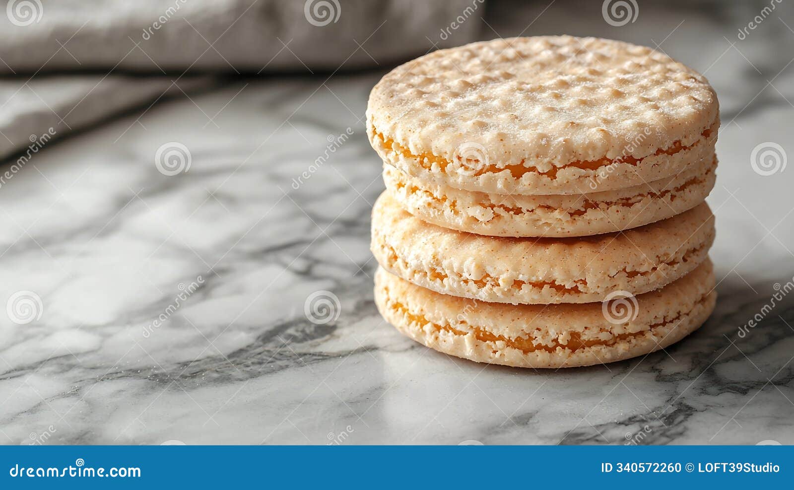generative ai calisson on marble table background traditional french provence sweets copy space business concept.