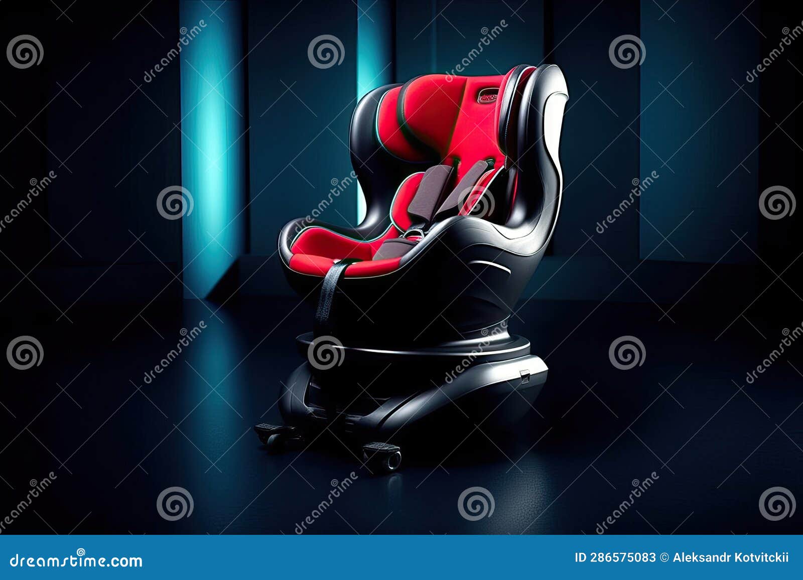 Generative AI Car Seat, Easy To Rotate Sideways 360 Degrees Stock