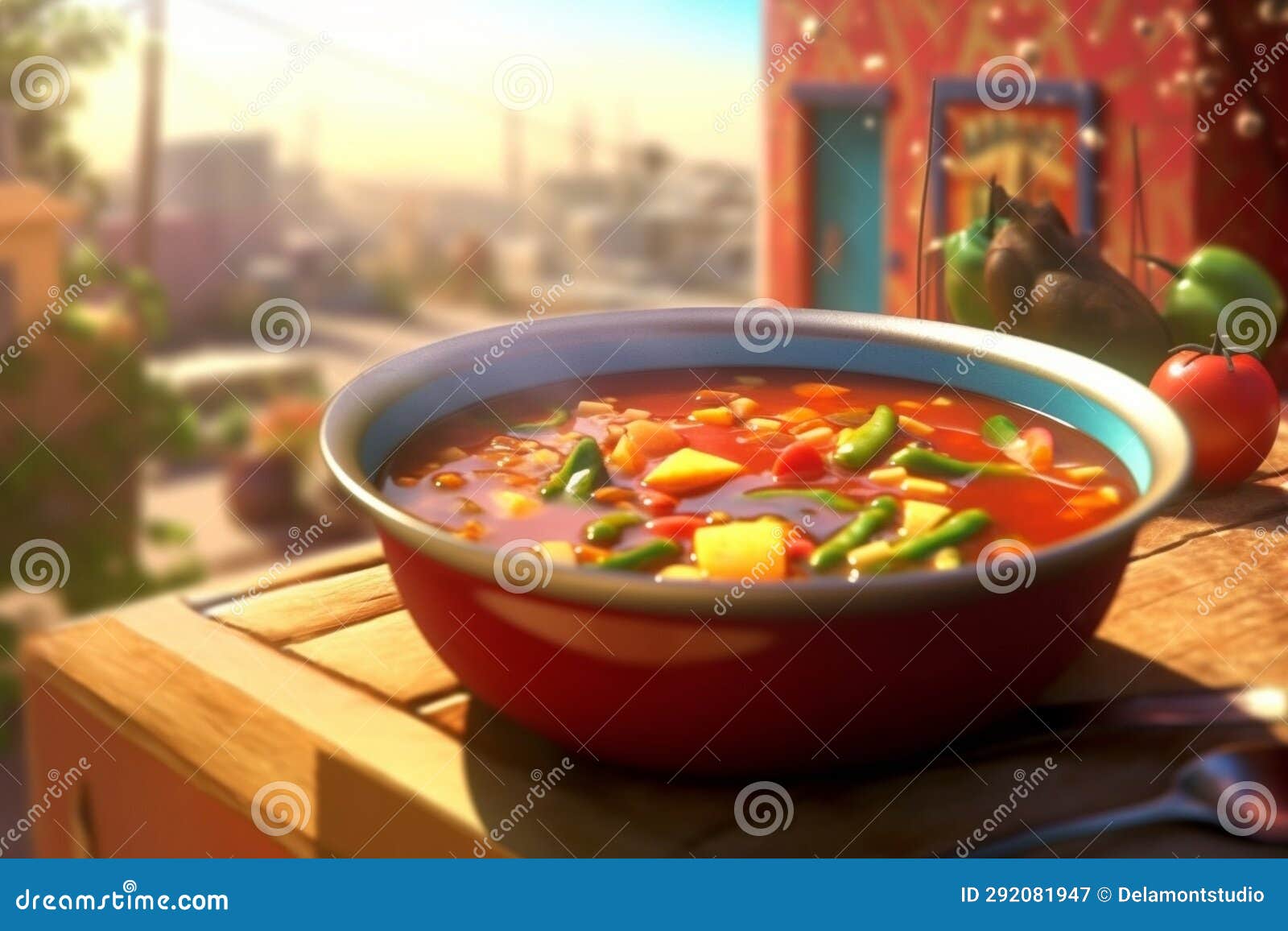 Fresh_Mexican_tomato_soup_with_corn_and_vegetables_1695994638685_3 ...