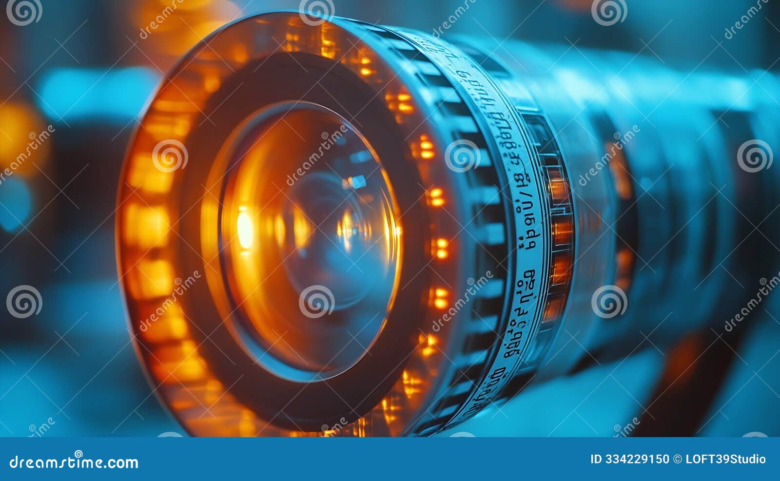 generative ai medium format color film framewith copy space120 film business concept.