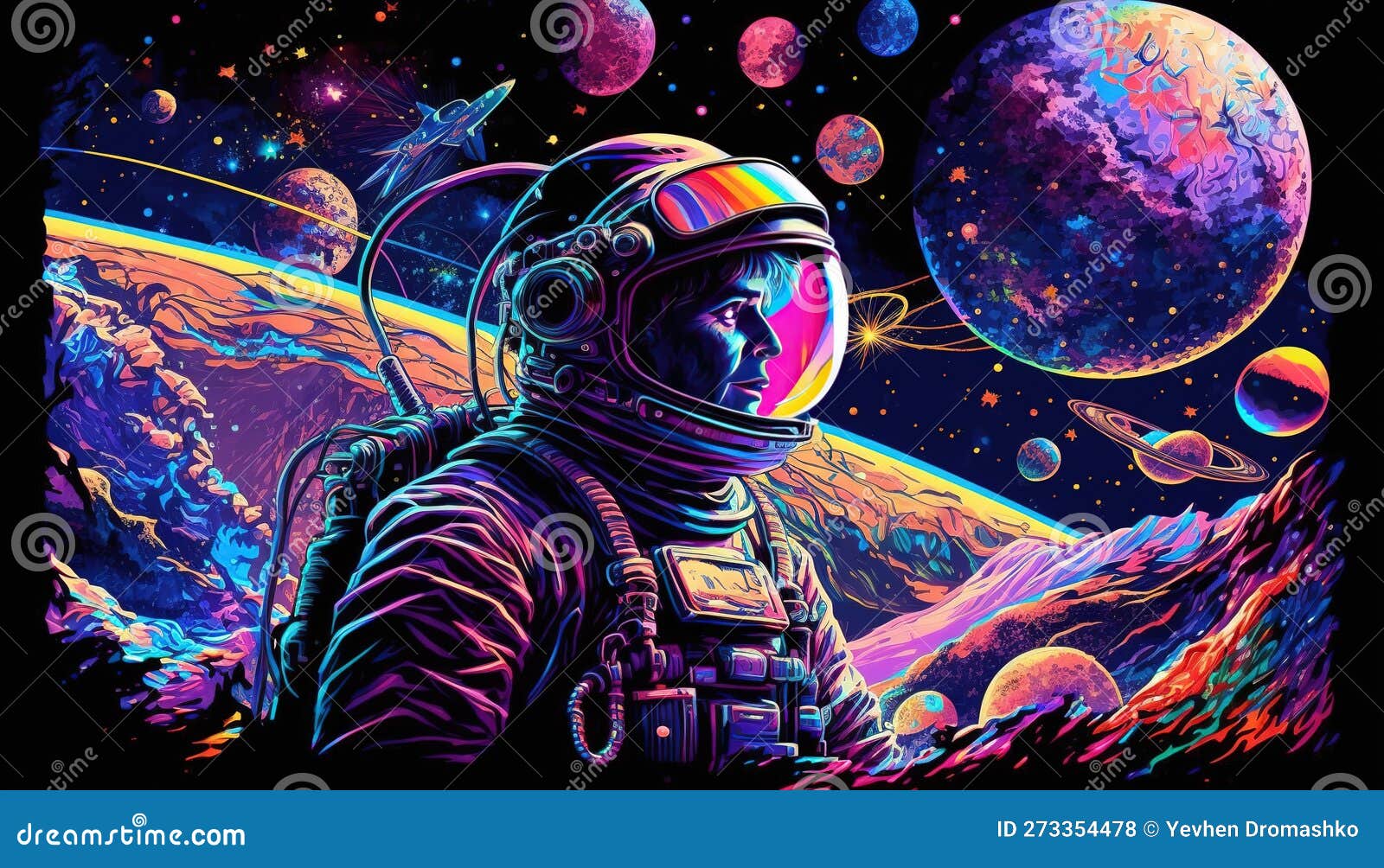 trippy outer space wallpaper