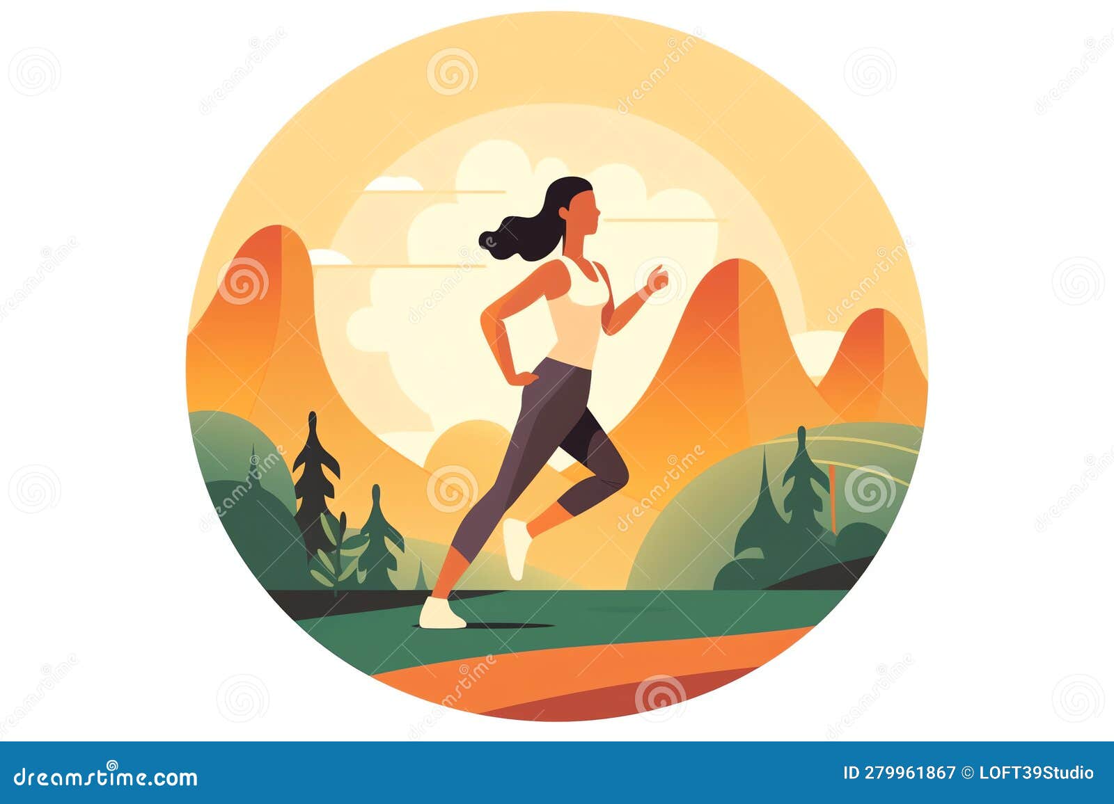 Generative AI Weight Loss Concept Stock Illustration Illustration of