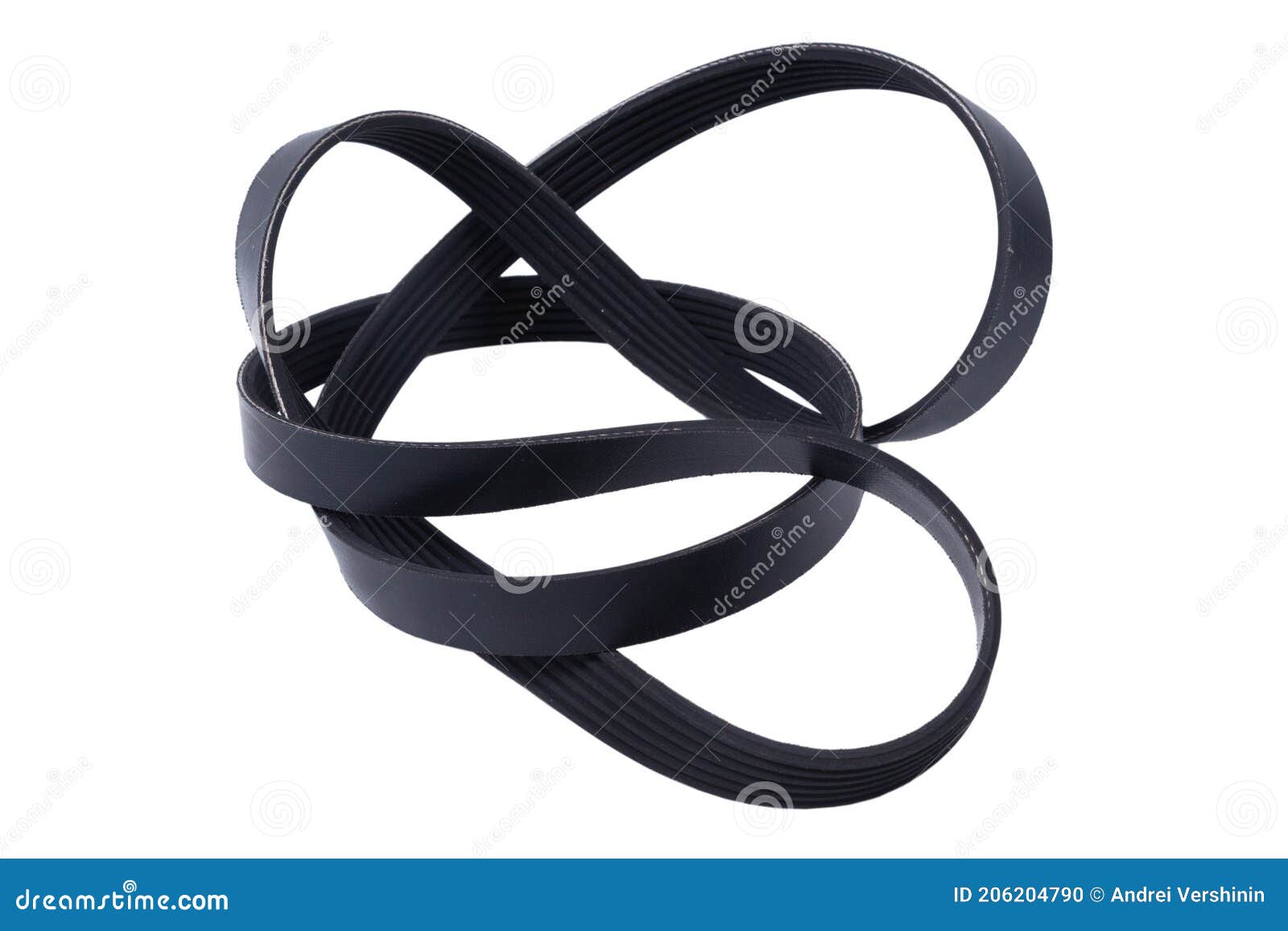 Generator Belt Car Isolated on White Background Stock Photo Image of