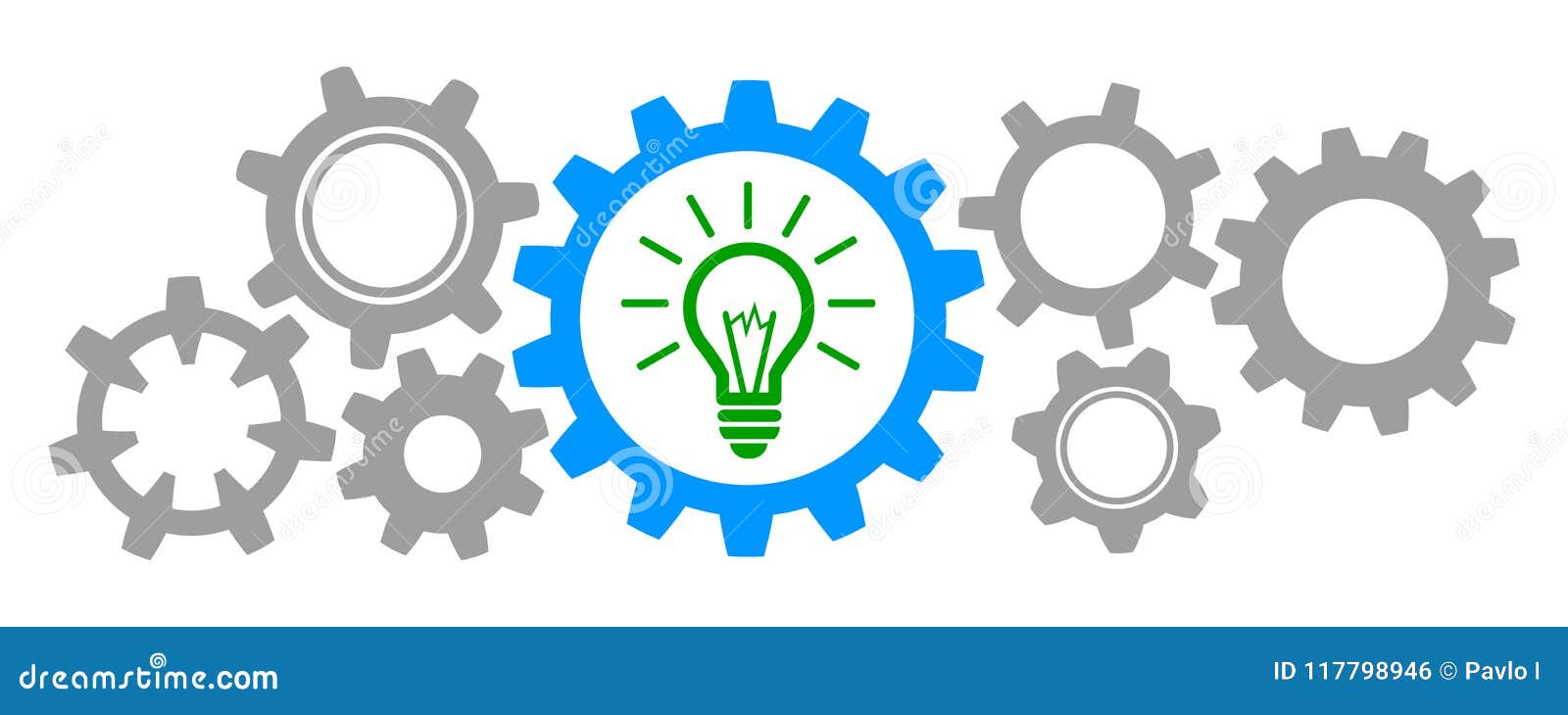 Generator Business Idea Vector Stock Vector Illustration of motion, infographics 117798946