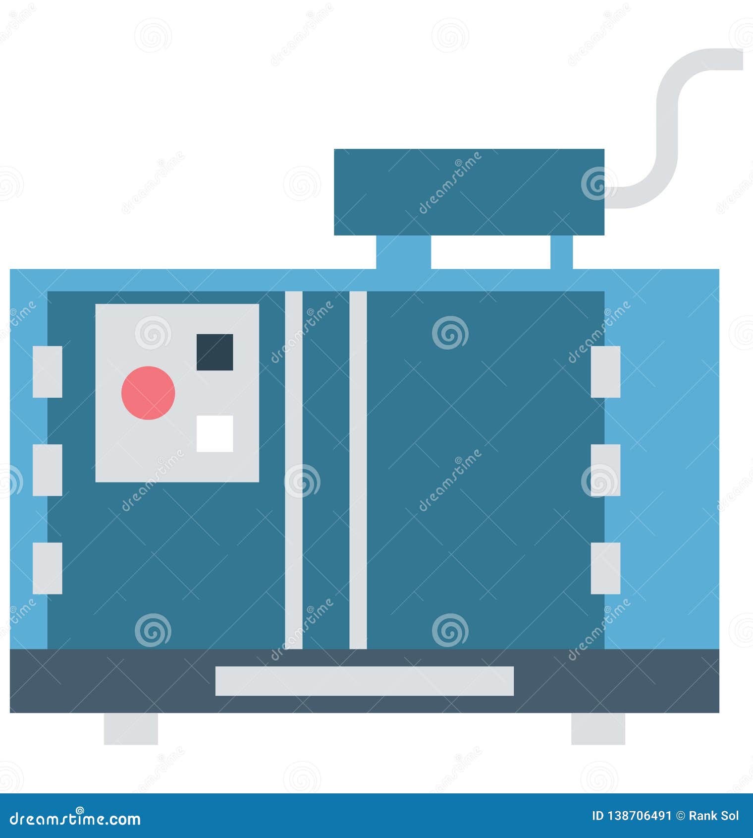 Download Generator Isolated Color Vector Icon That Can Be Easily ...