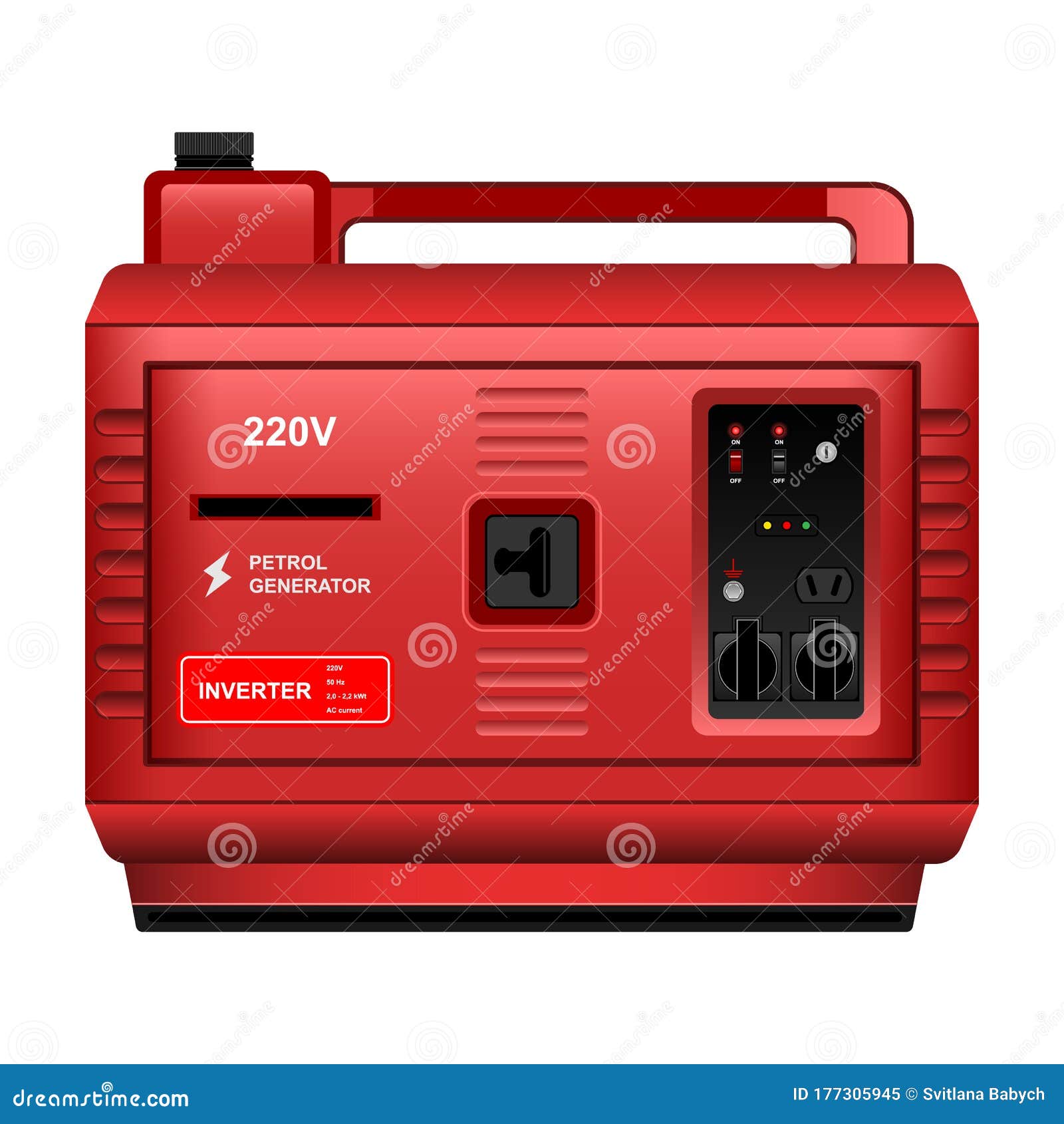 Download Generator Vector Icon.Realistic Vector Icon Isolated On ...