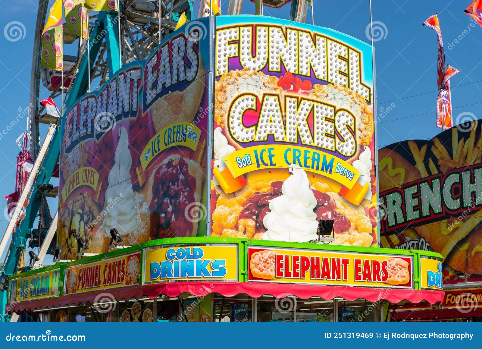 Generic Carnival Food Vender Editorial Stock Image Image of cake
