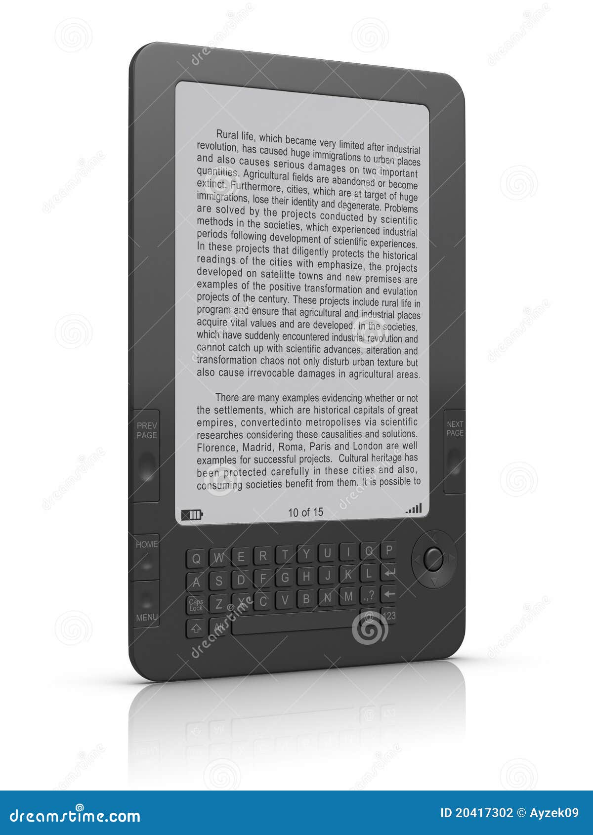 Generic Electronic Book stock illustration. Illustration of learning 20417302