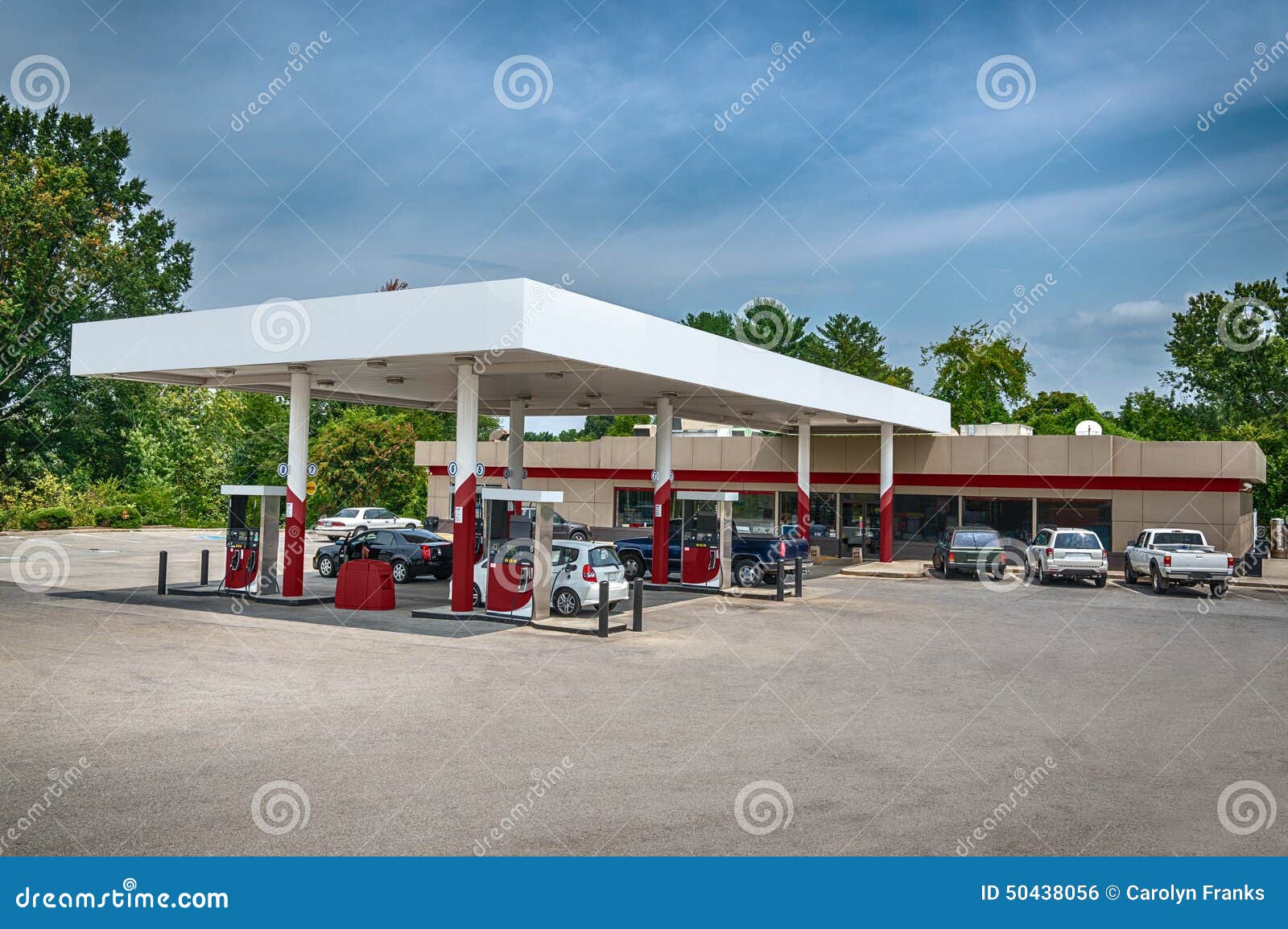 Generic Gasoline Station Convenience Store Stock Photo Image of store